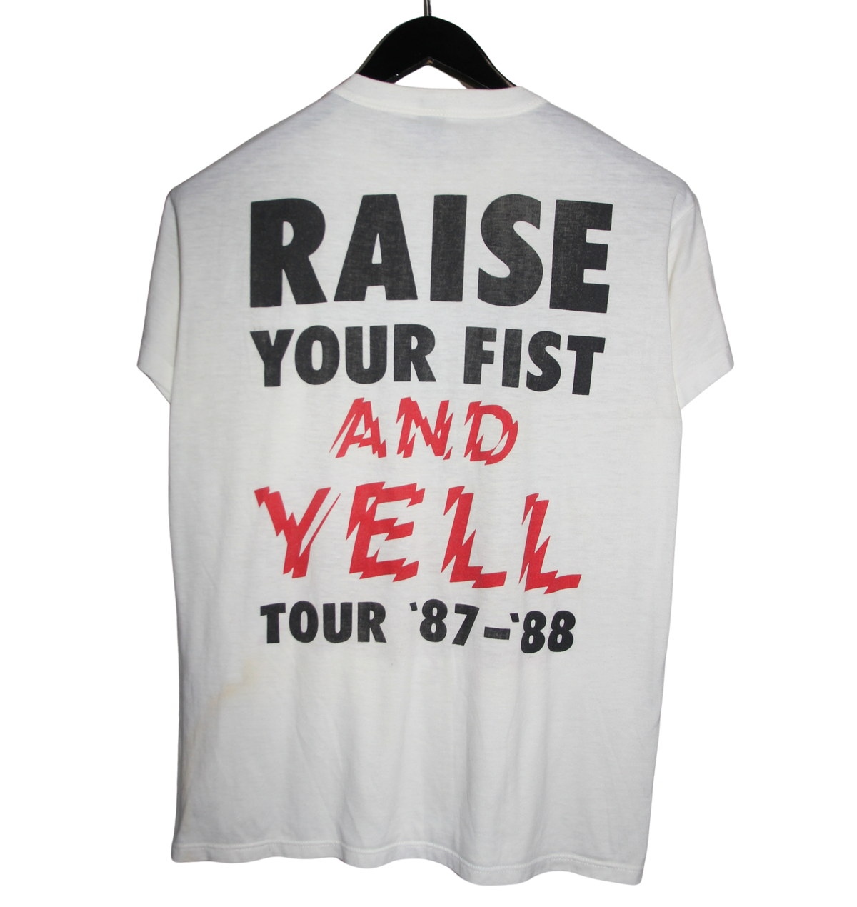 Alice Cooper 1987/88 Raise Your Fist And Yell Tour Shirt