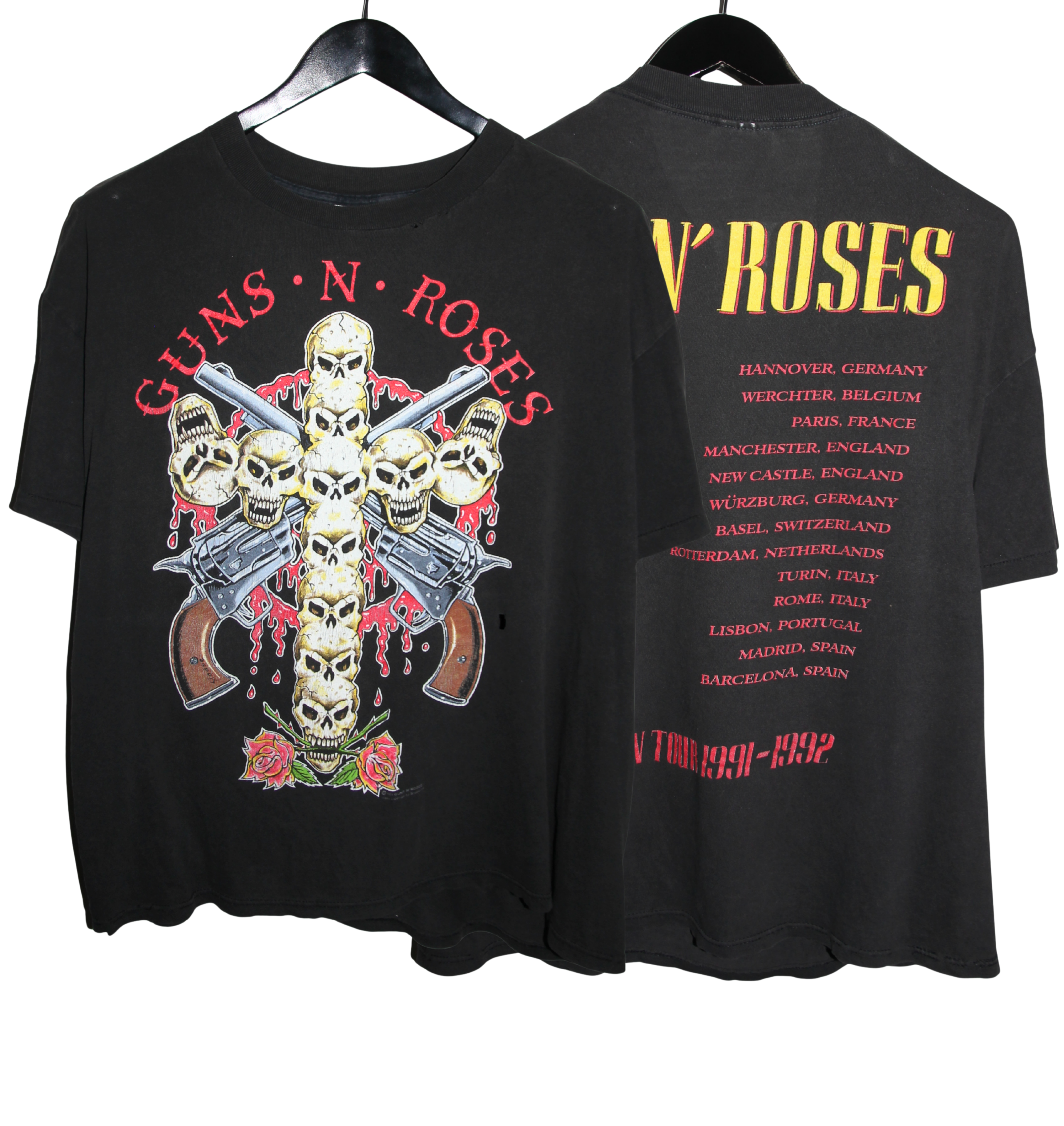 Guns N Roses 1991/92 Use Your Illusion Tour Shirt
