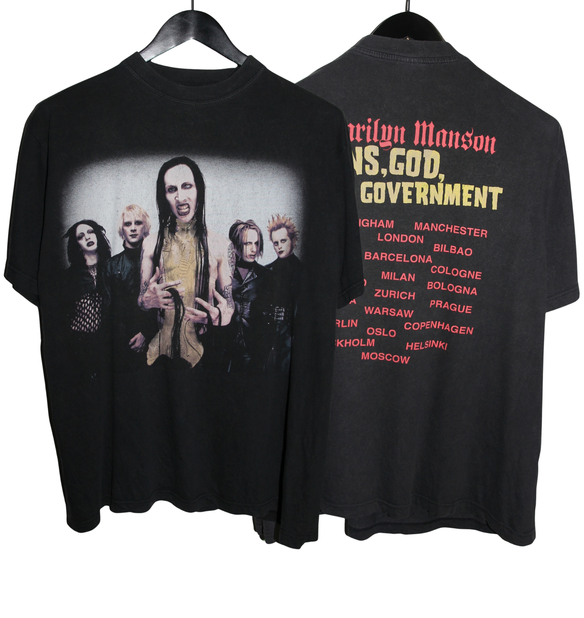 Marilyn Manson 2000 Guns Gods and Government Shirt