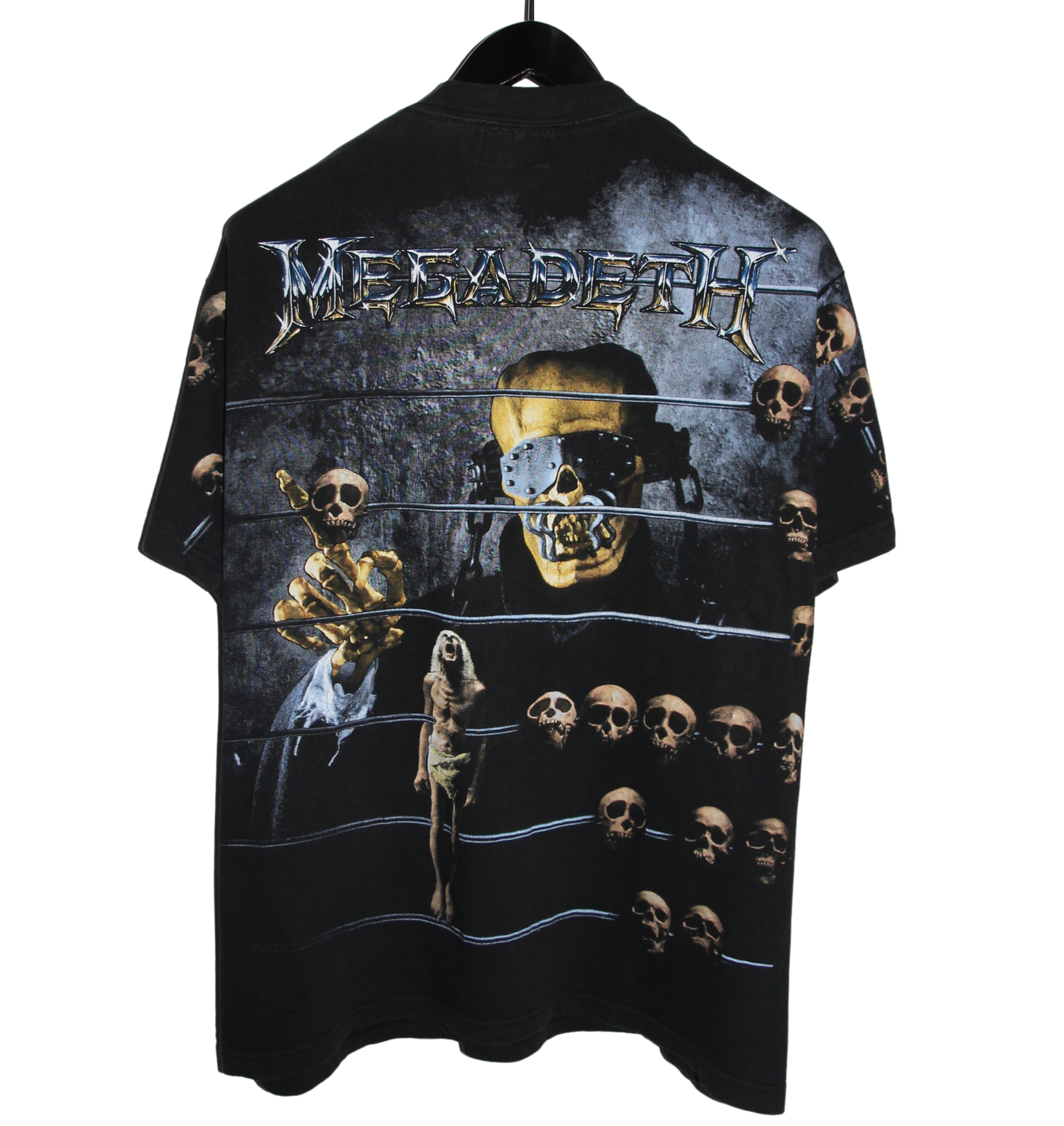 Megadeth 1992 Countdown to Extinction All Over Print Album Shirt