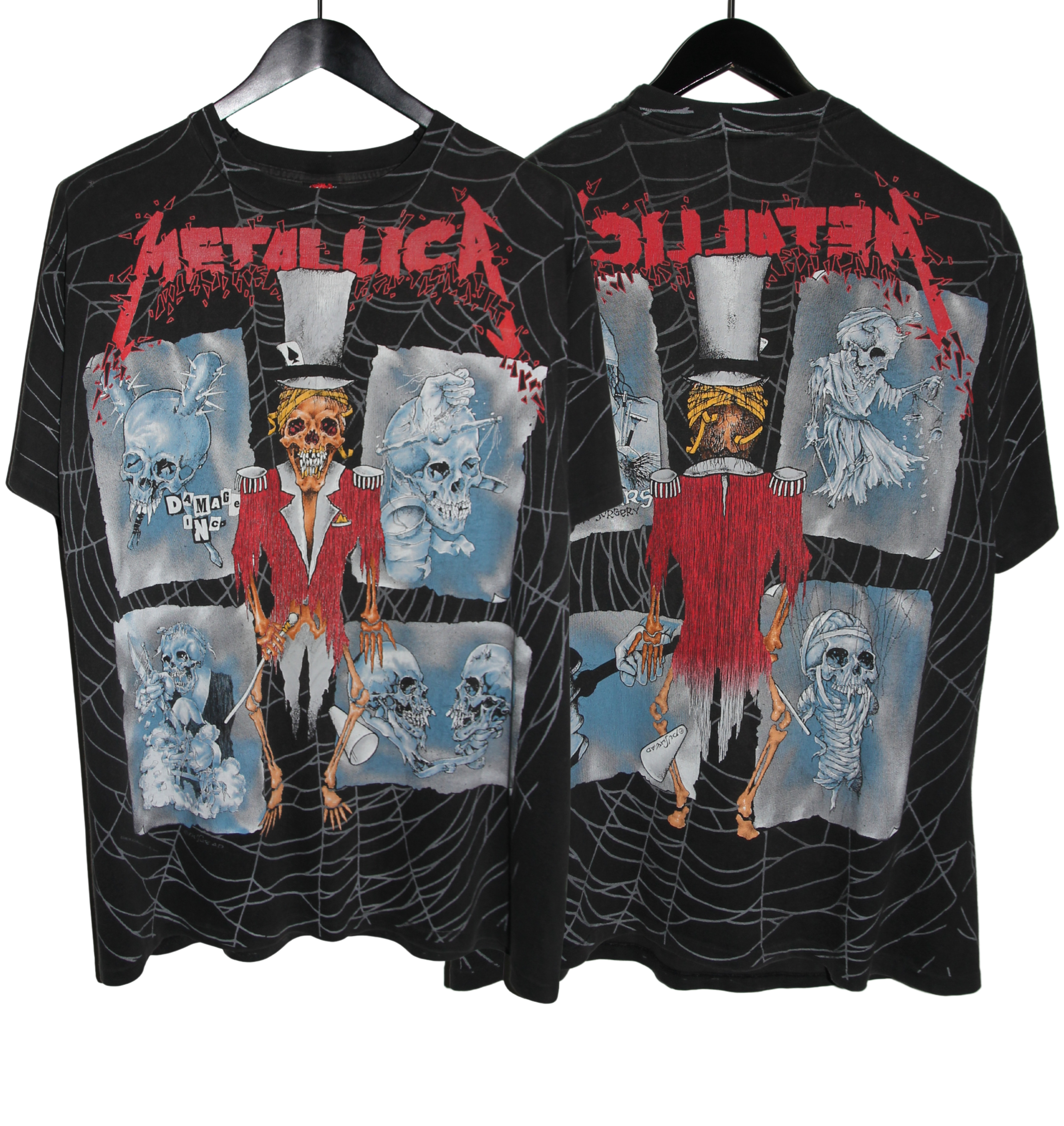 Metallica 1992 Ringmaster Pushead All Over Print Shirt