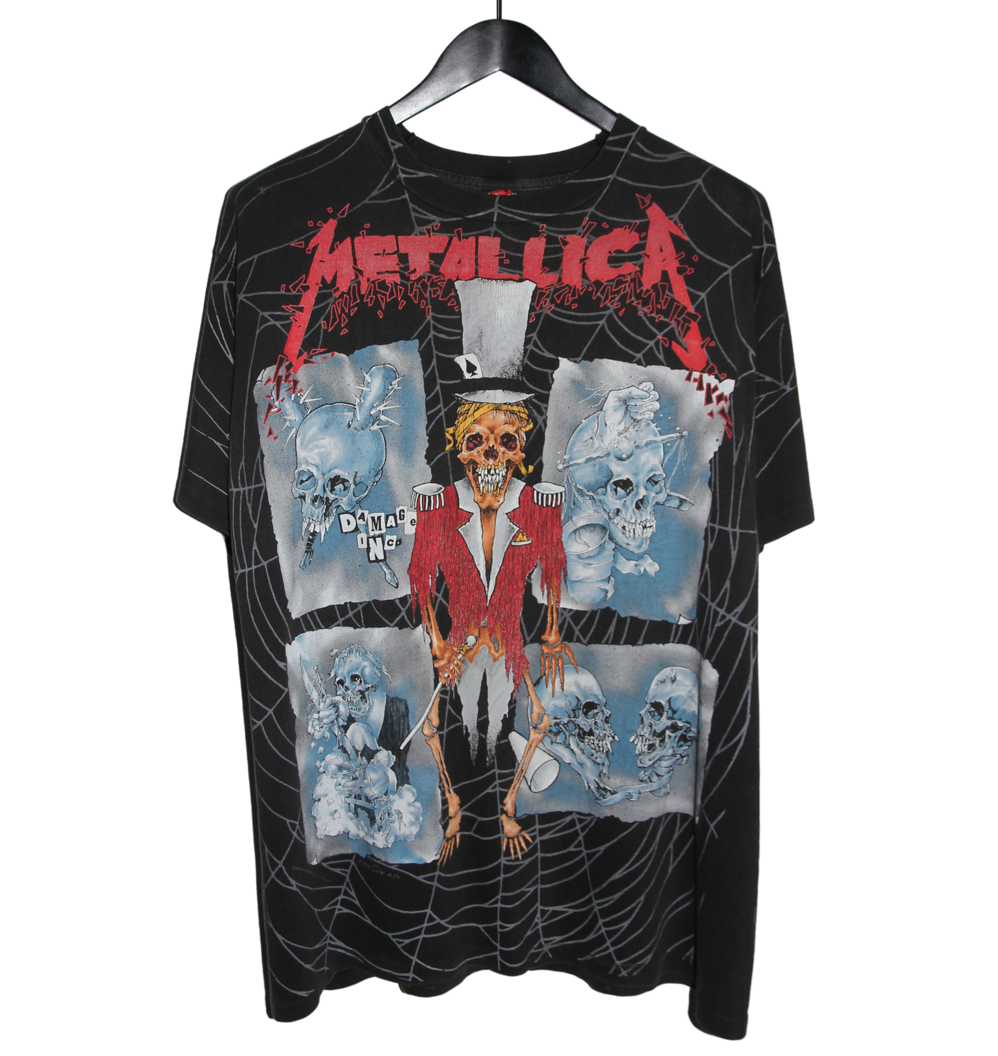 Metallica 1992 Ringmaster Pushead All Over Print Shirt