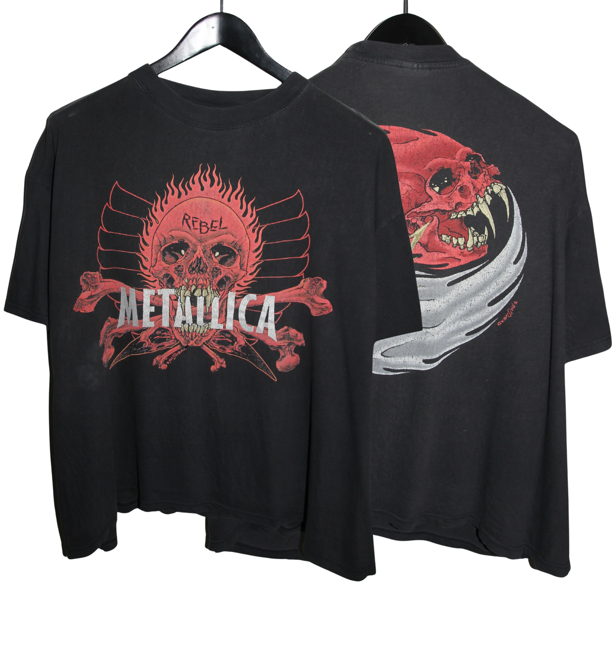 Metallica 1997 Rebel Pushead Shirt