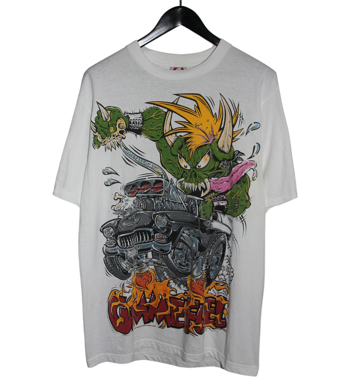 Metallica 1998 Gimme Fuel Pan Pacific Tour Shirt