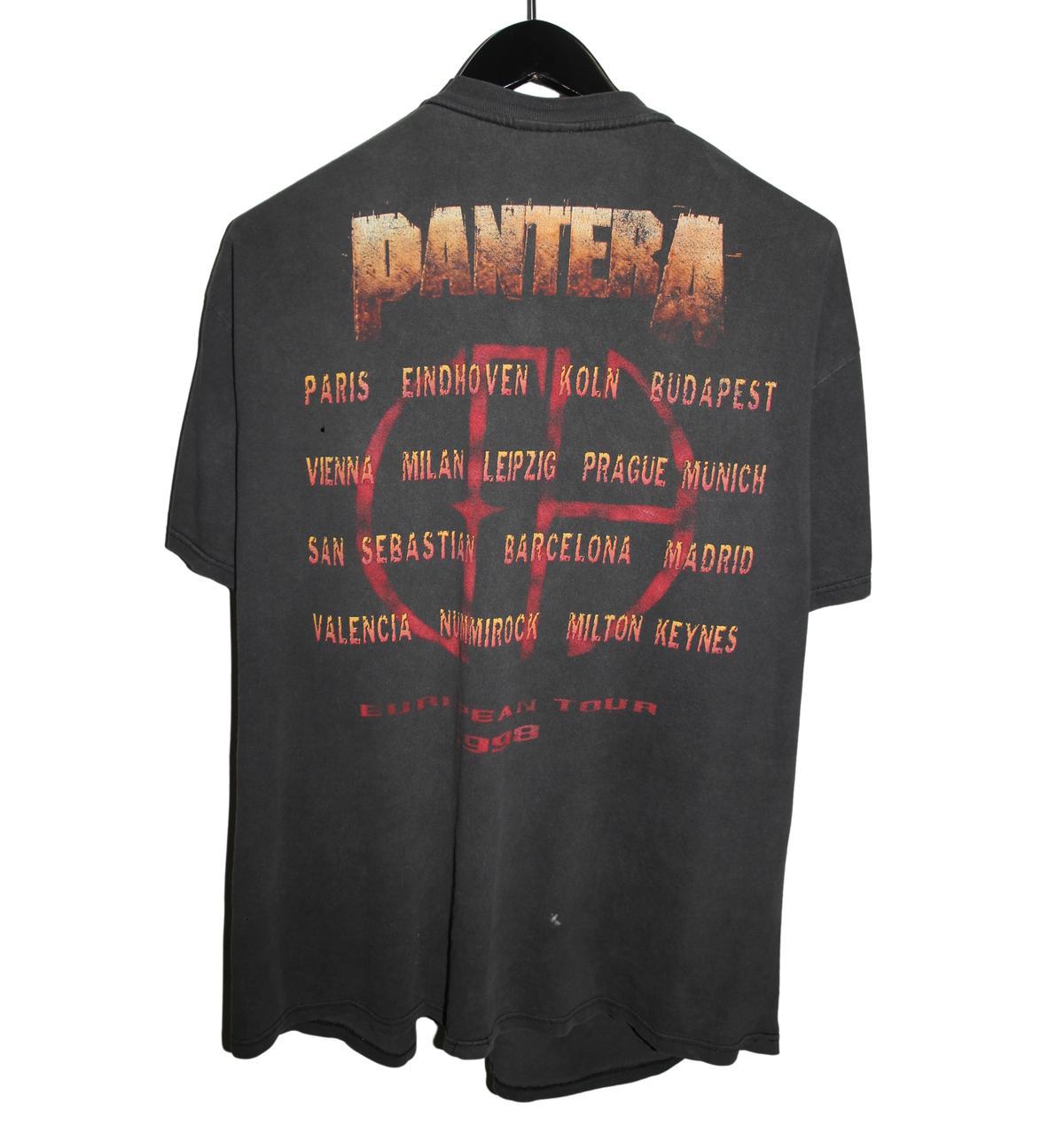 Pantera 1999 World Domination Tour Shirt