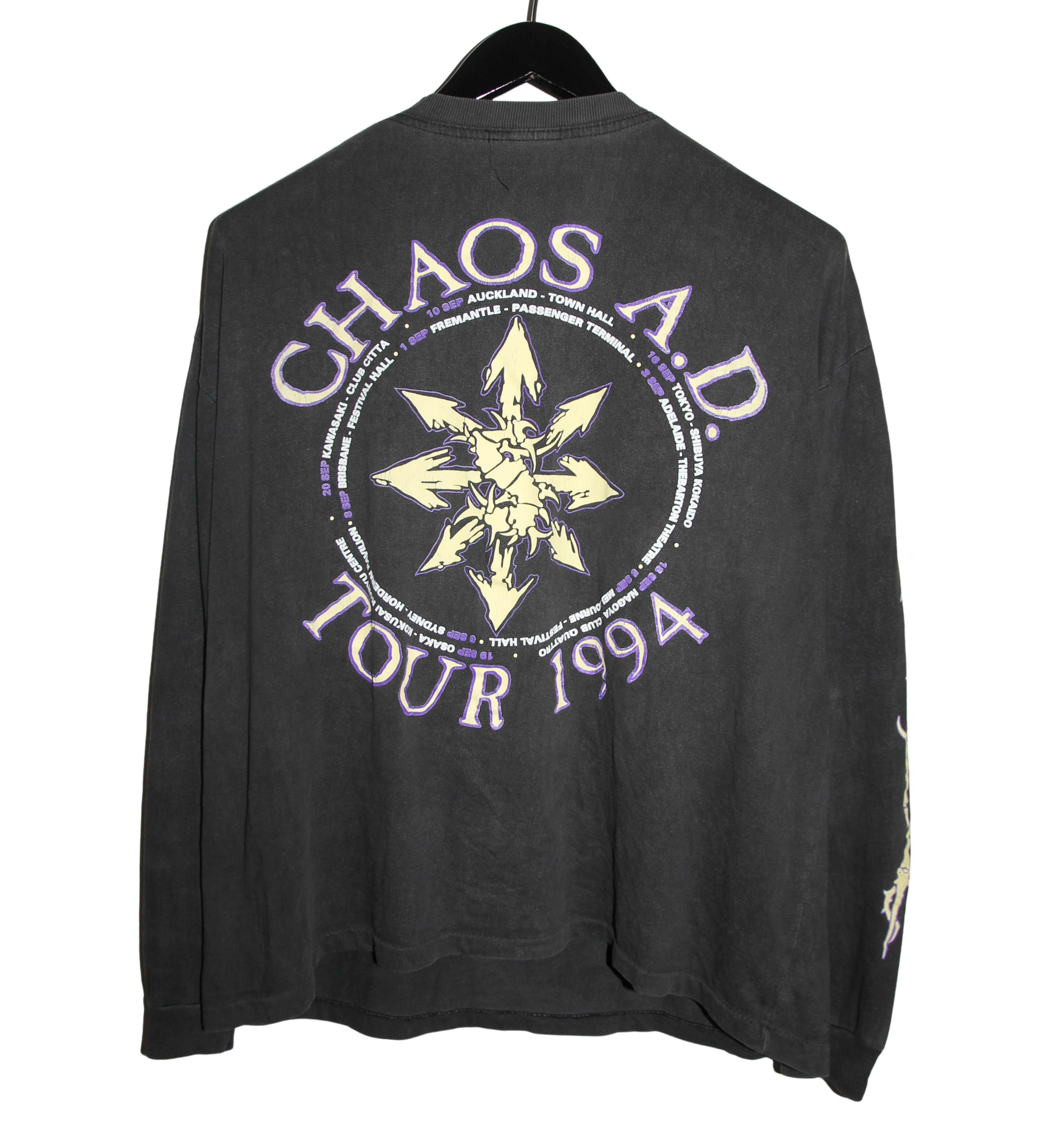 Sepultura 1993 Chaos A.D. Album Long Sleeve