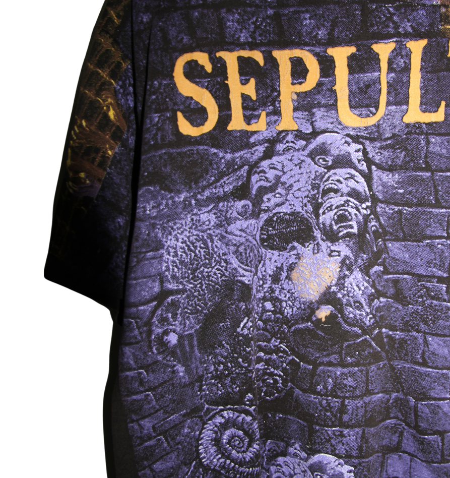 Sepultura 1993 Chaos A.D. All Over Print Shirt