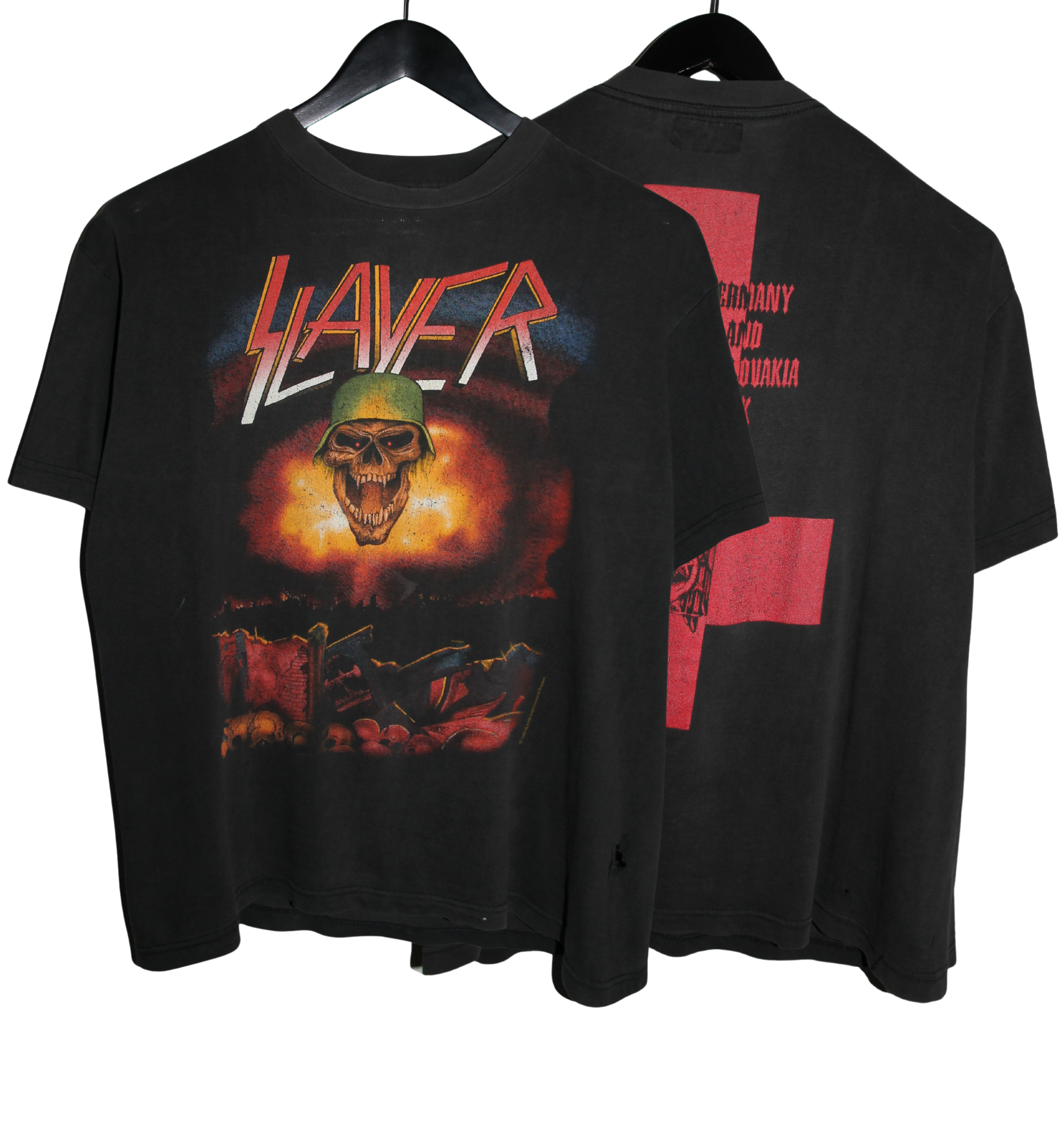 Slayer 1992 European Tour Shirt