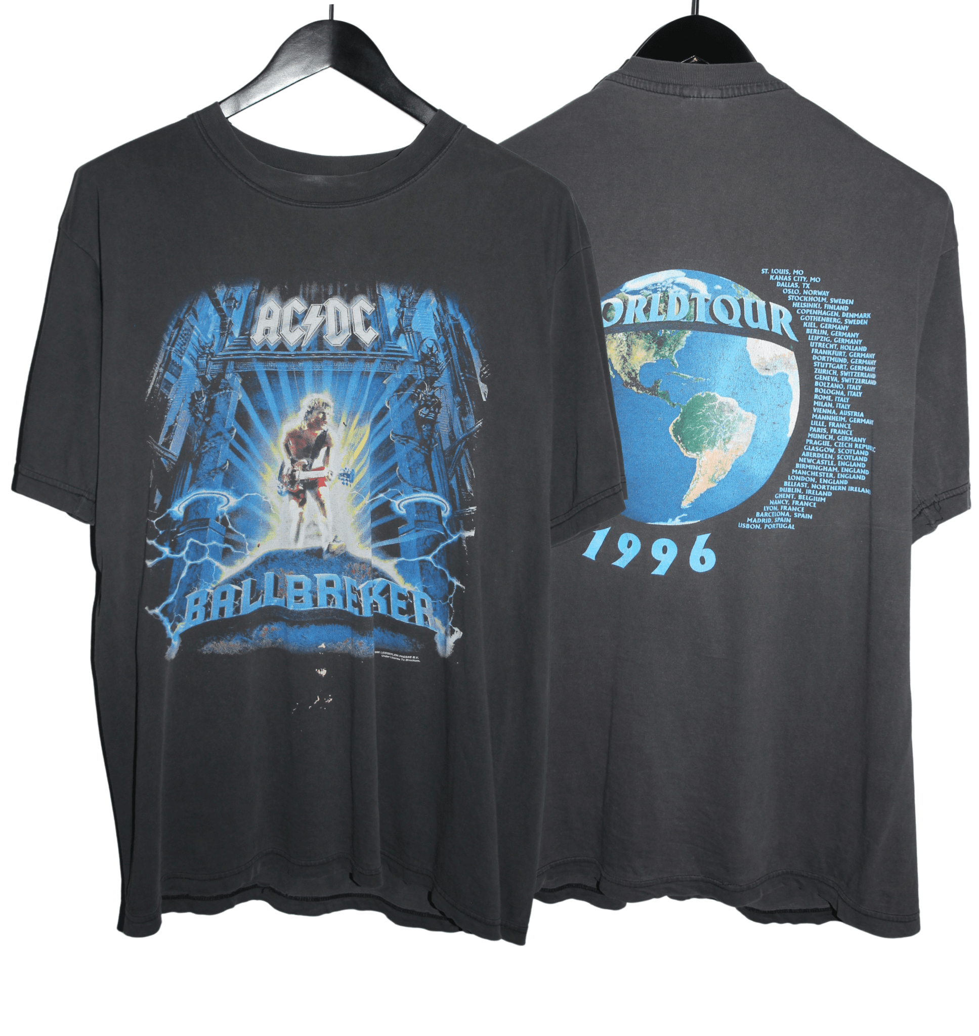 ACDC 1996 Ballbreaker Tour Shirt - Faded AU