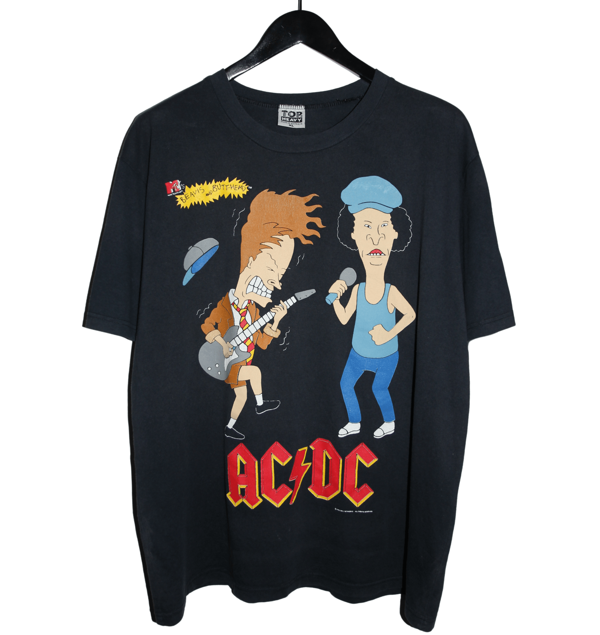 ACDC 1996 Beavis and Butt - Head Shirt - Faded AU