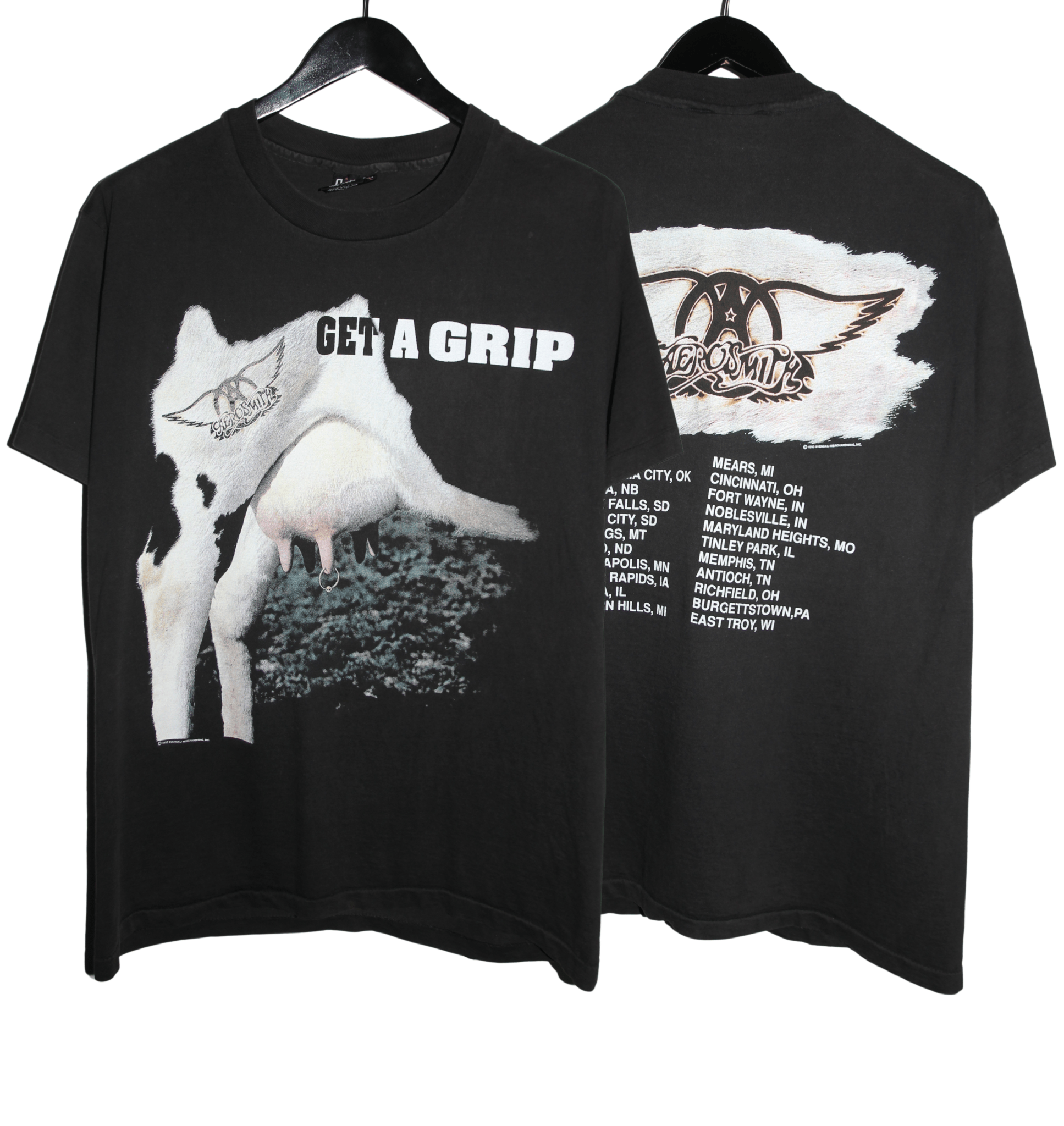 Aerosmith 1993 Get a Grip Tour Shirt - Faded AU