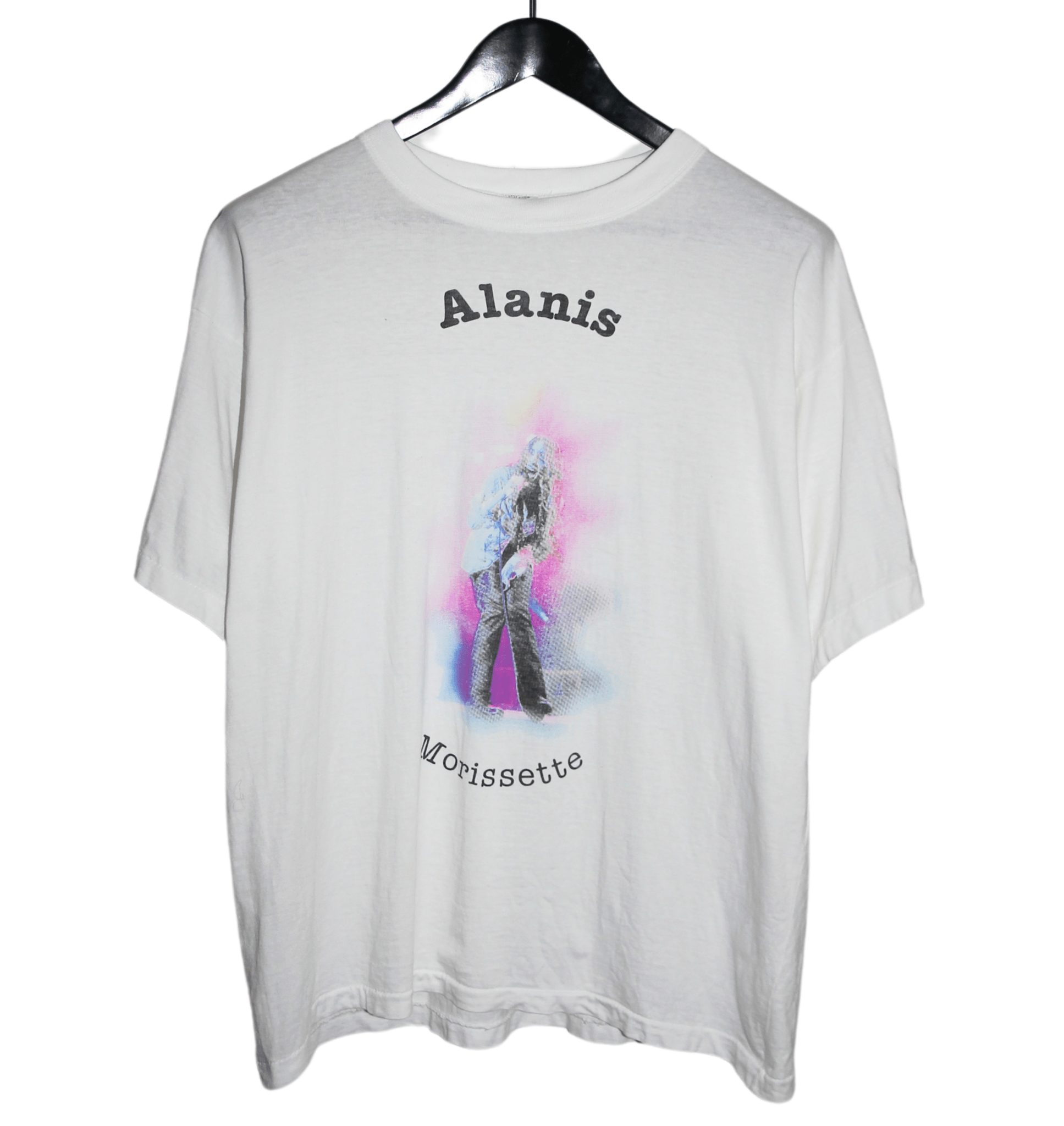 Alanis Morissette 1996 The Singles Box Shirt - Faded AU