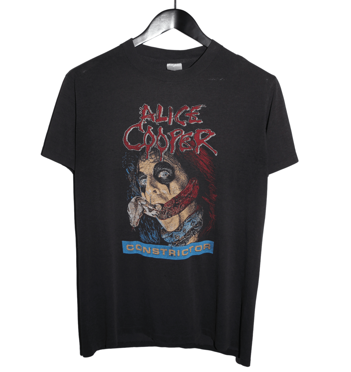Alice Cooper 1986 Constrictor Shirt - Faded AU