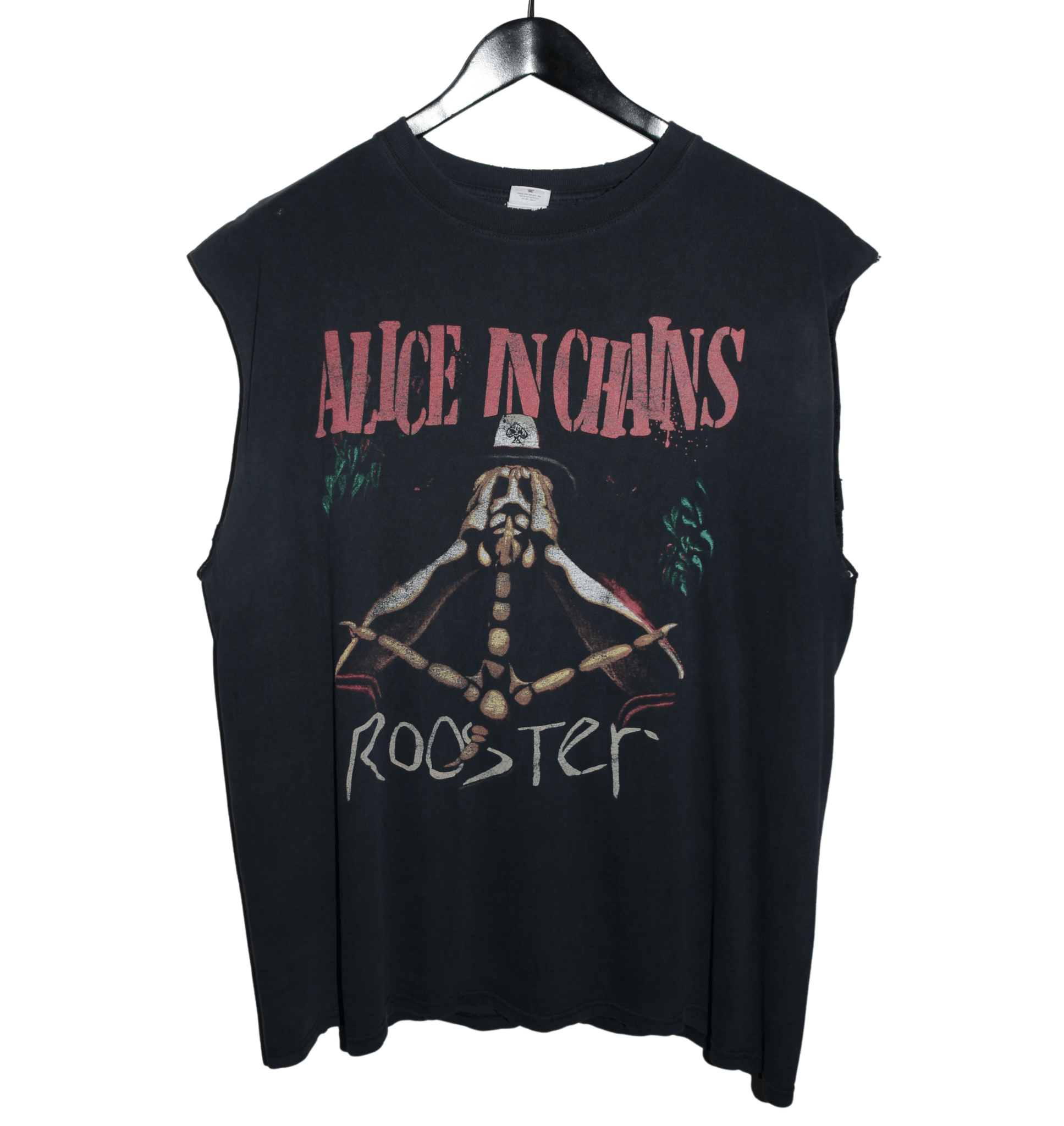 Alice In Chains 2004 Rooster Sleeveless Shirt - Faded AU