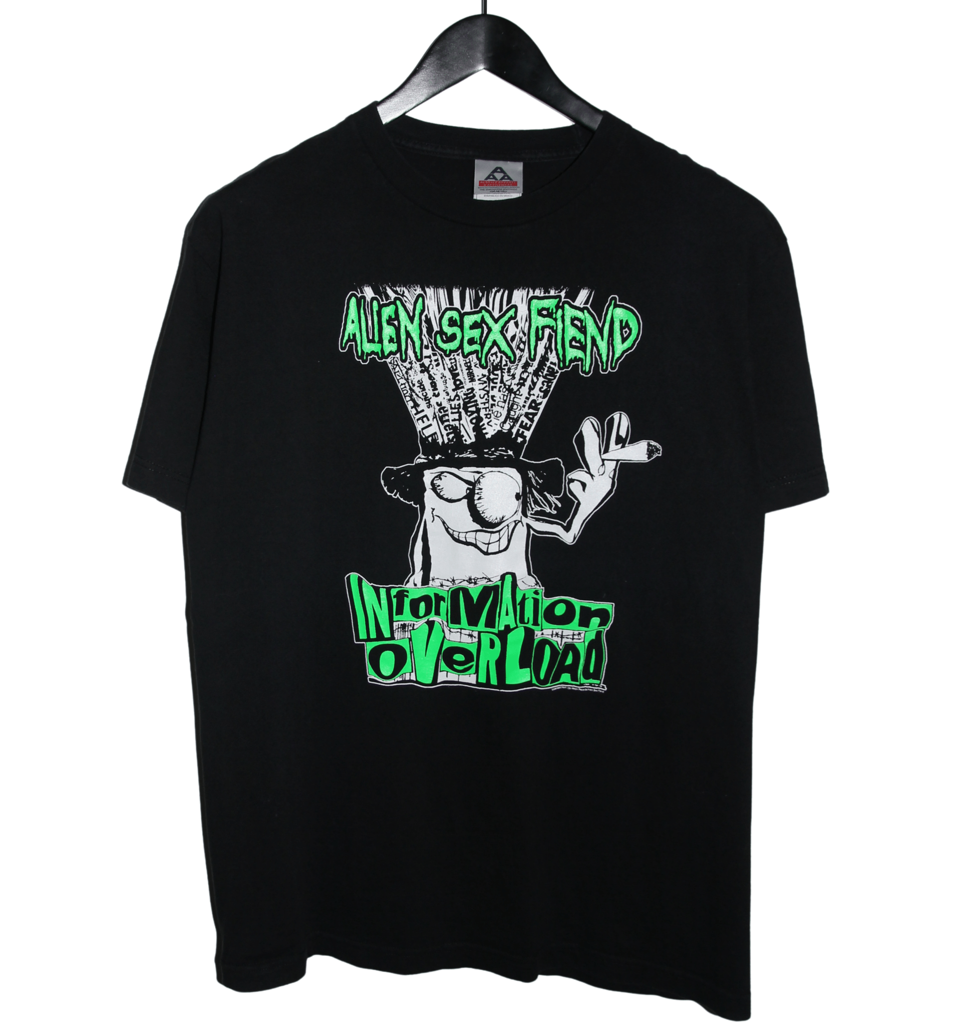Alien Sex Fiend 2004 Information Overload Shirt - Faded AU