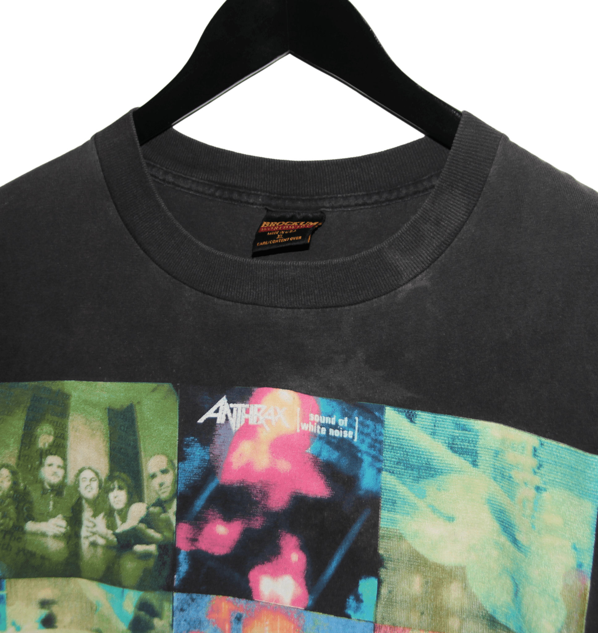 Anthrax 1993 Sound of White Noise Album Shirt - Faded AU