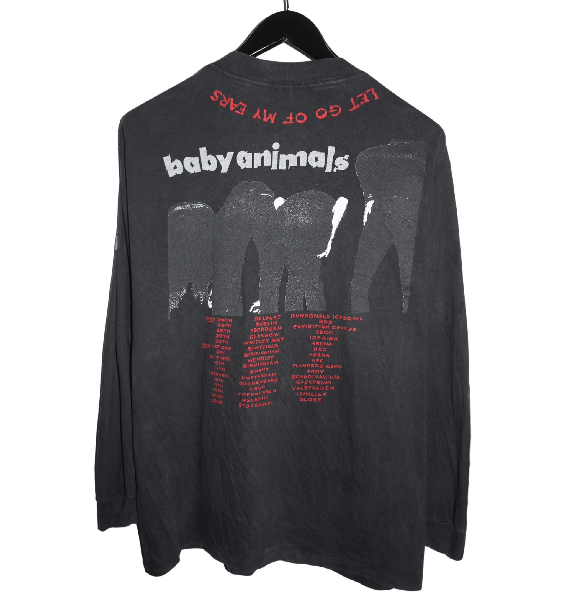 Baby Animals 1991 Let Go Of My Ears Long Sleeve - Faded AU