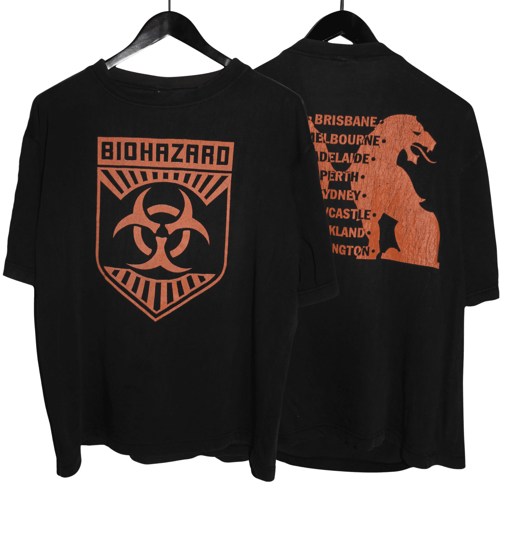 Biohazard 90's Tour Shirt - Faded AU