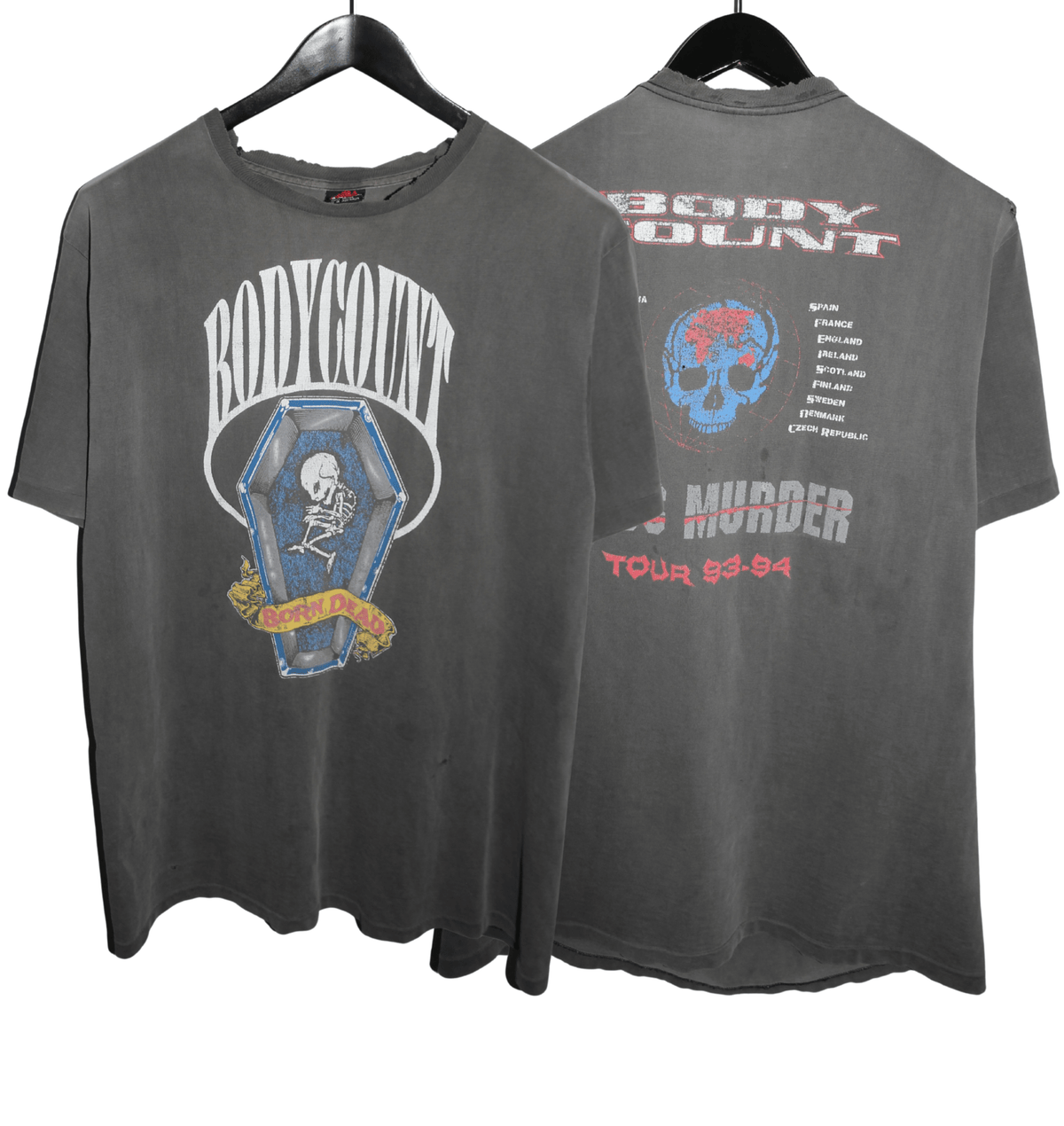 Body Count 1993/94 Born Dead Shirt - Faded AU