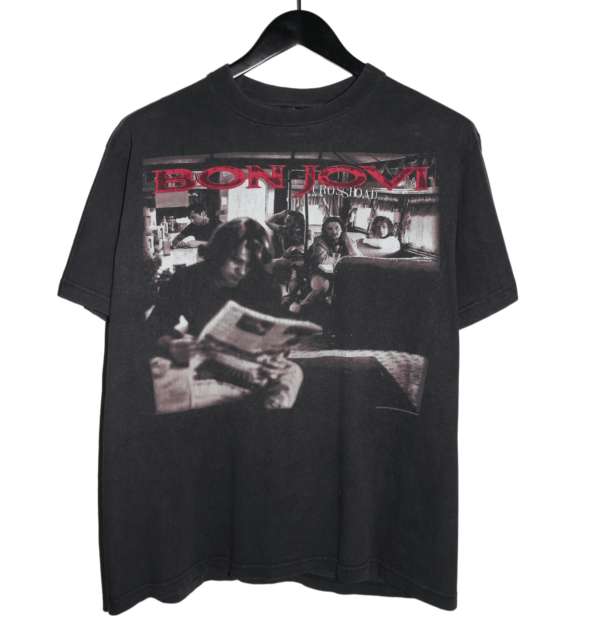 Bon Jovi 1995 Crossroads Tour Shirt - Faded AU