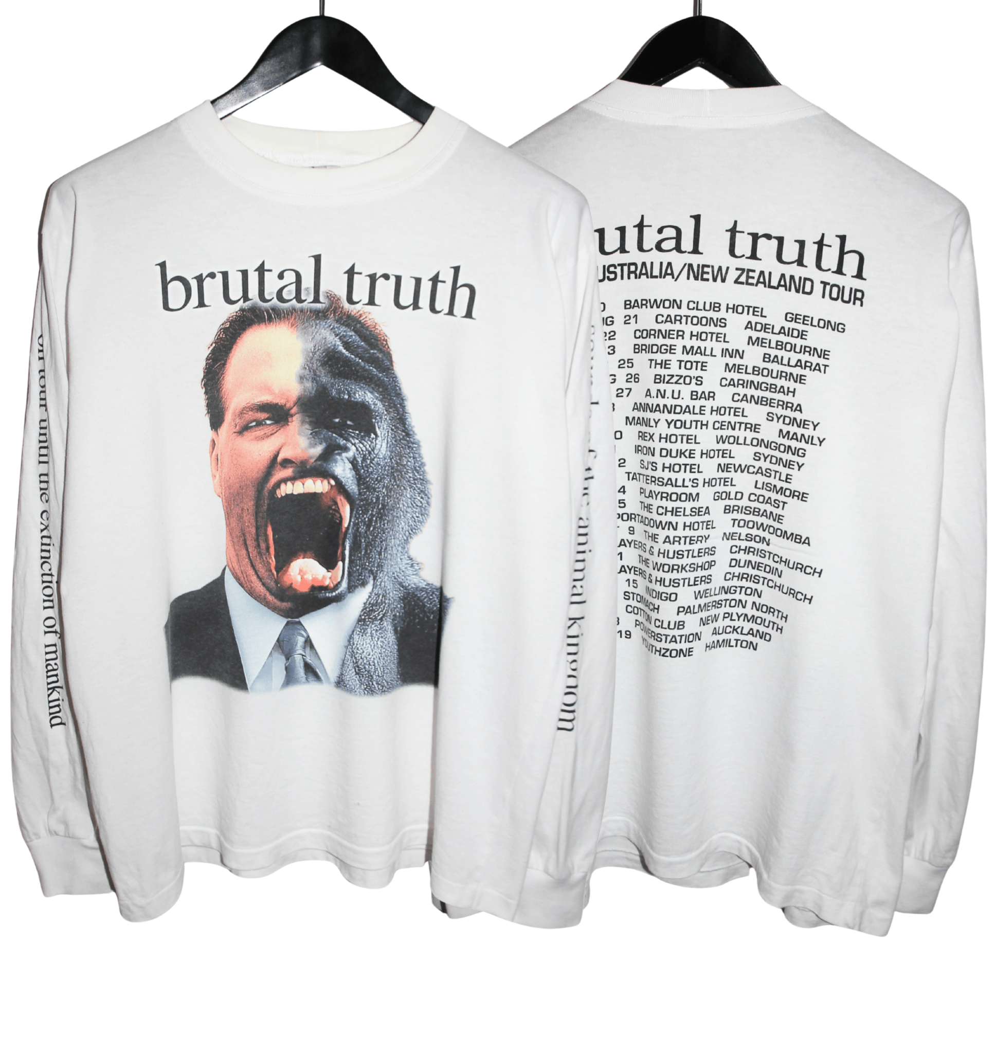 Brutal Truth 1998 AU & NZ Tour Long Sleeve - Faded AU