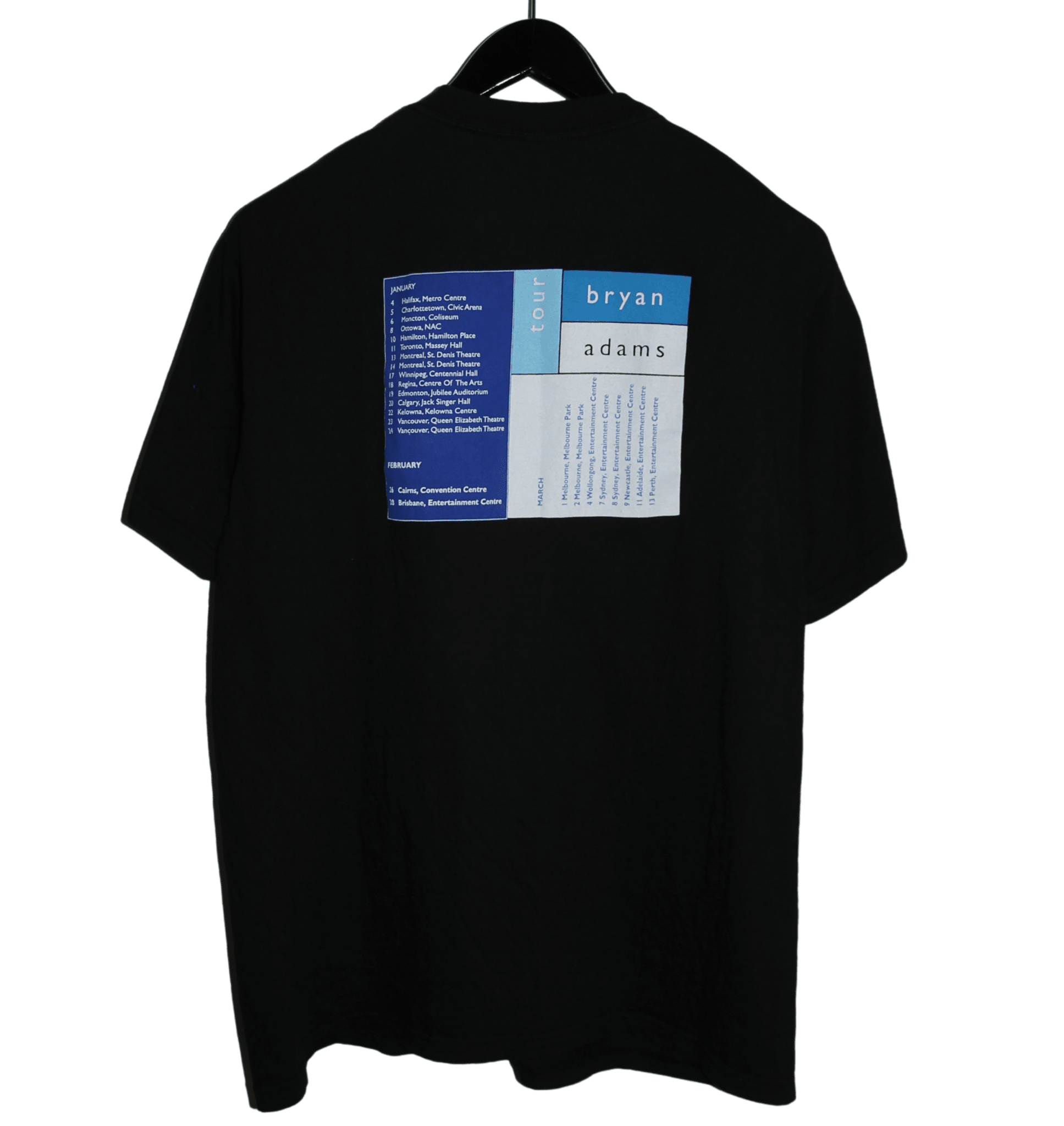 Bryan Adams 90's Tour Shirt - Faded AU
