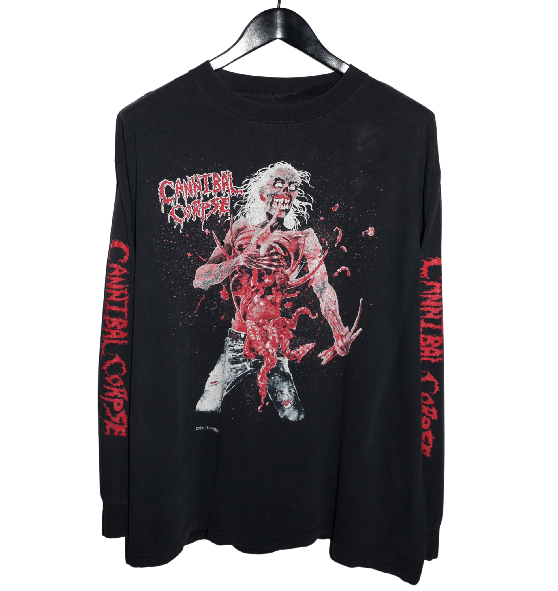 Cannibal Corpse 90's Eaten Back To Life Long Sleeve - Faded AU
