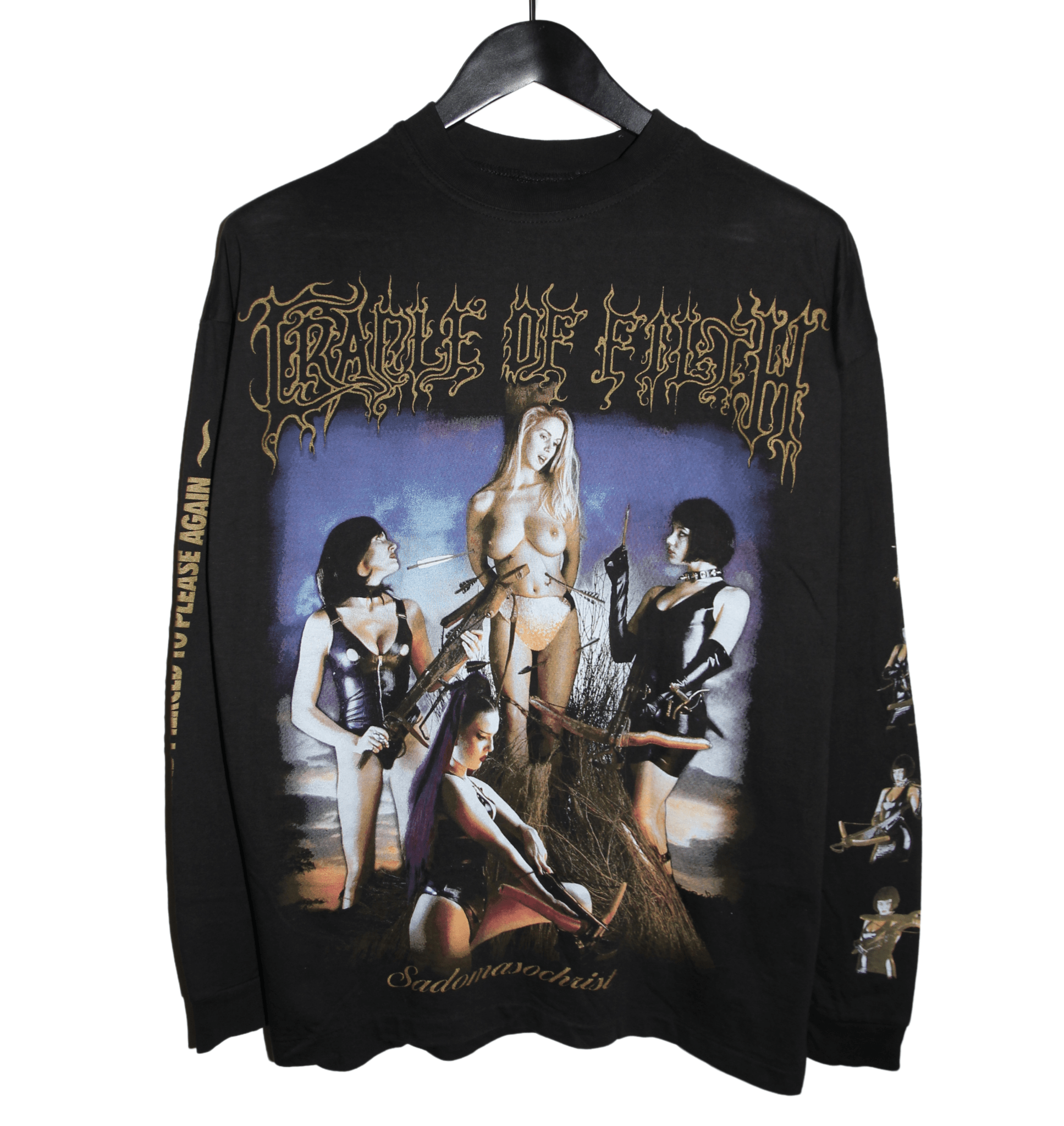 Cradle of Filth 1998 Sadomasochrist Long Sleeve - Faded AU