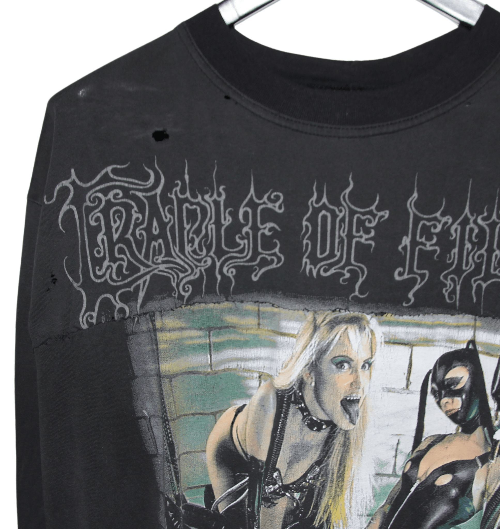 Cradle of Filth 1998 The Experimental Sex Files Shirt - Faded AU