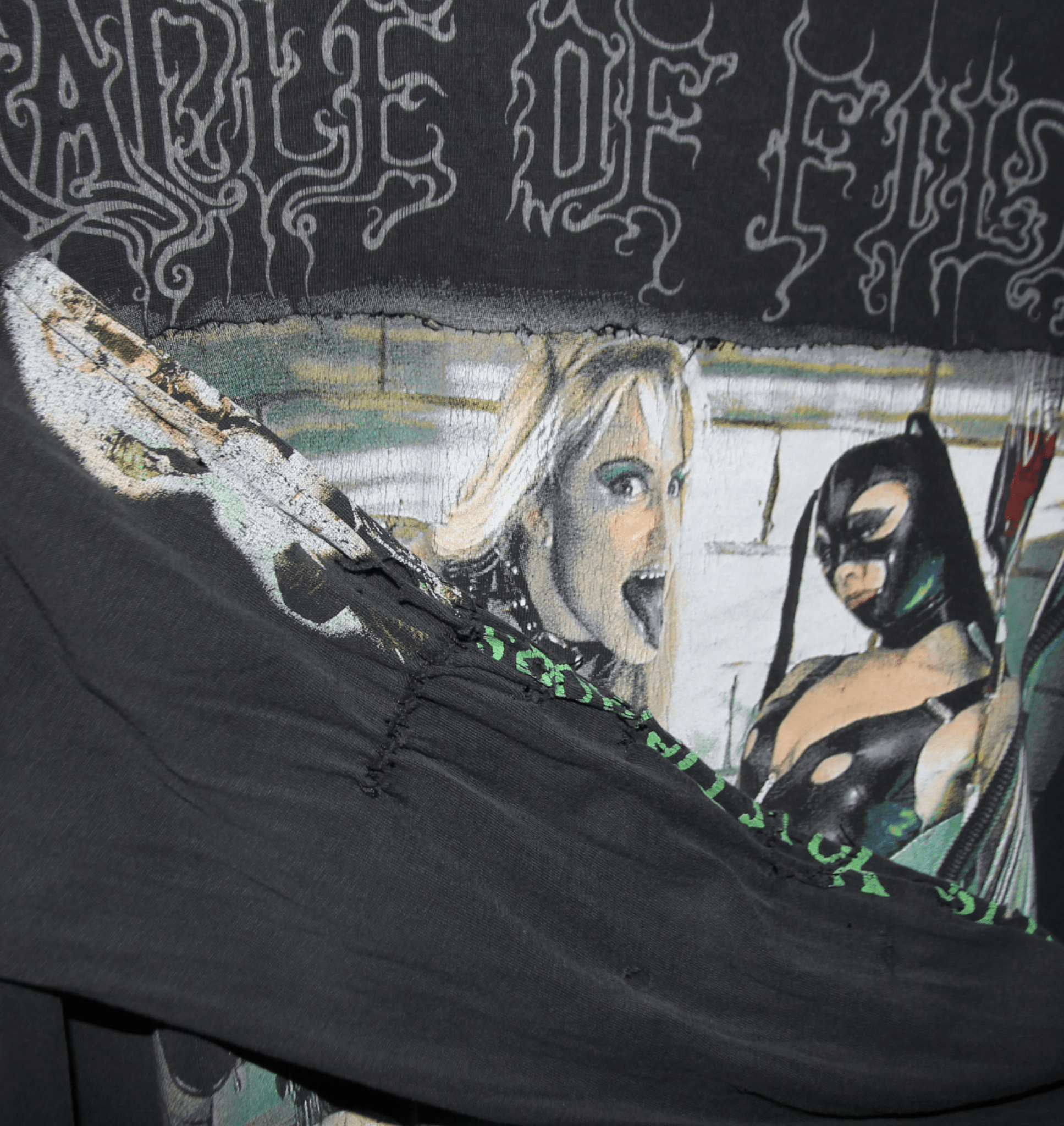Cradle of Filth 1998 The Experimental Sex Files Shirt - Faded AU