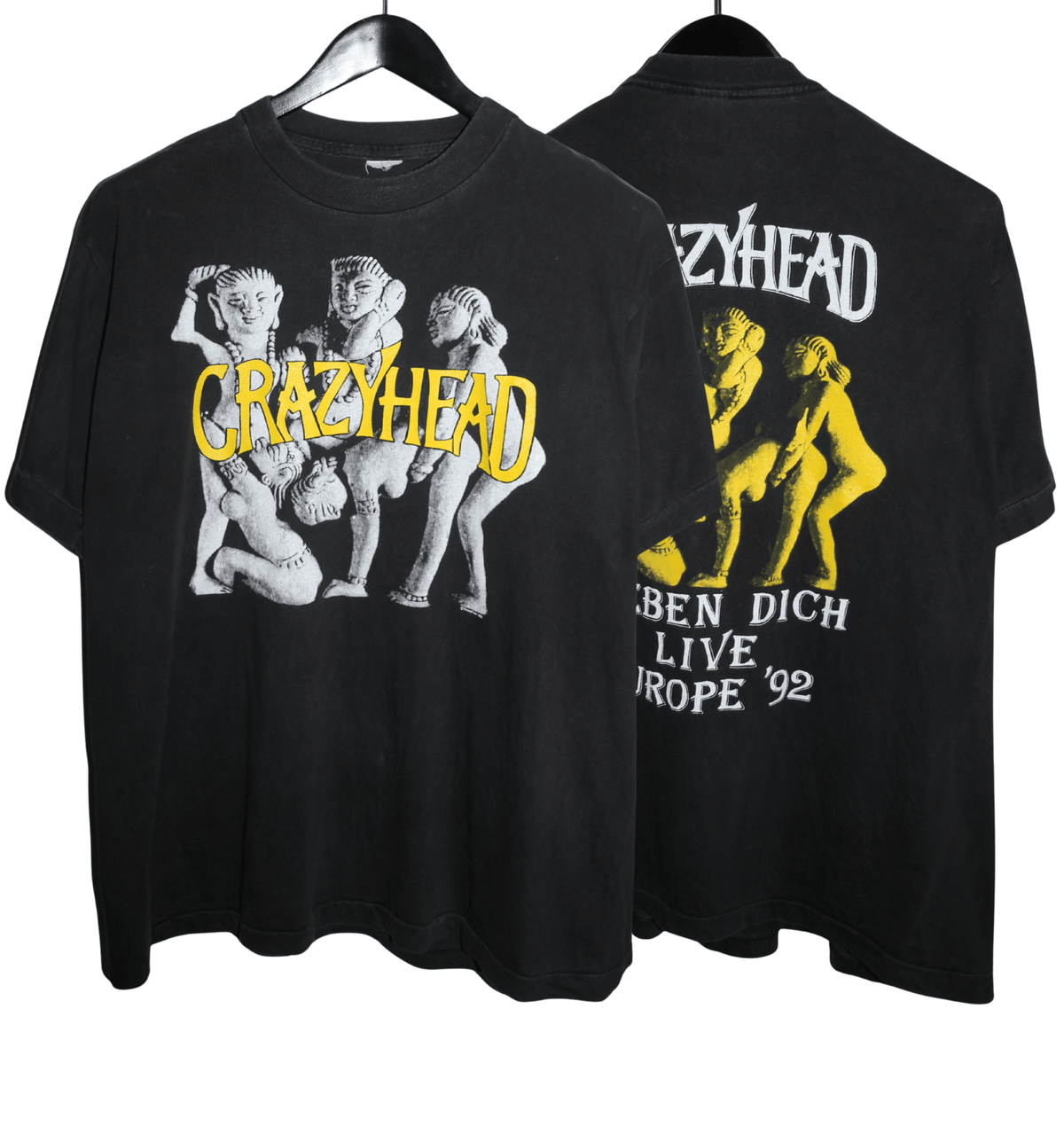 Crazyhead 1992 European Tour Shirt - Faded AU