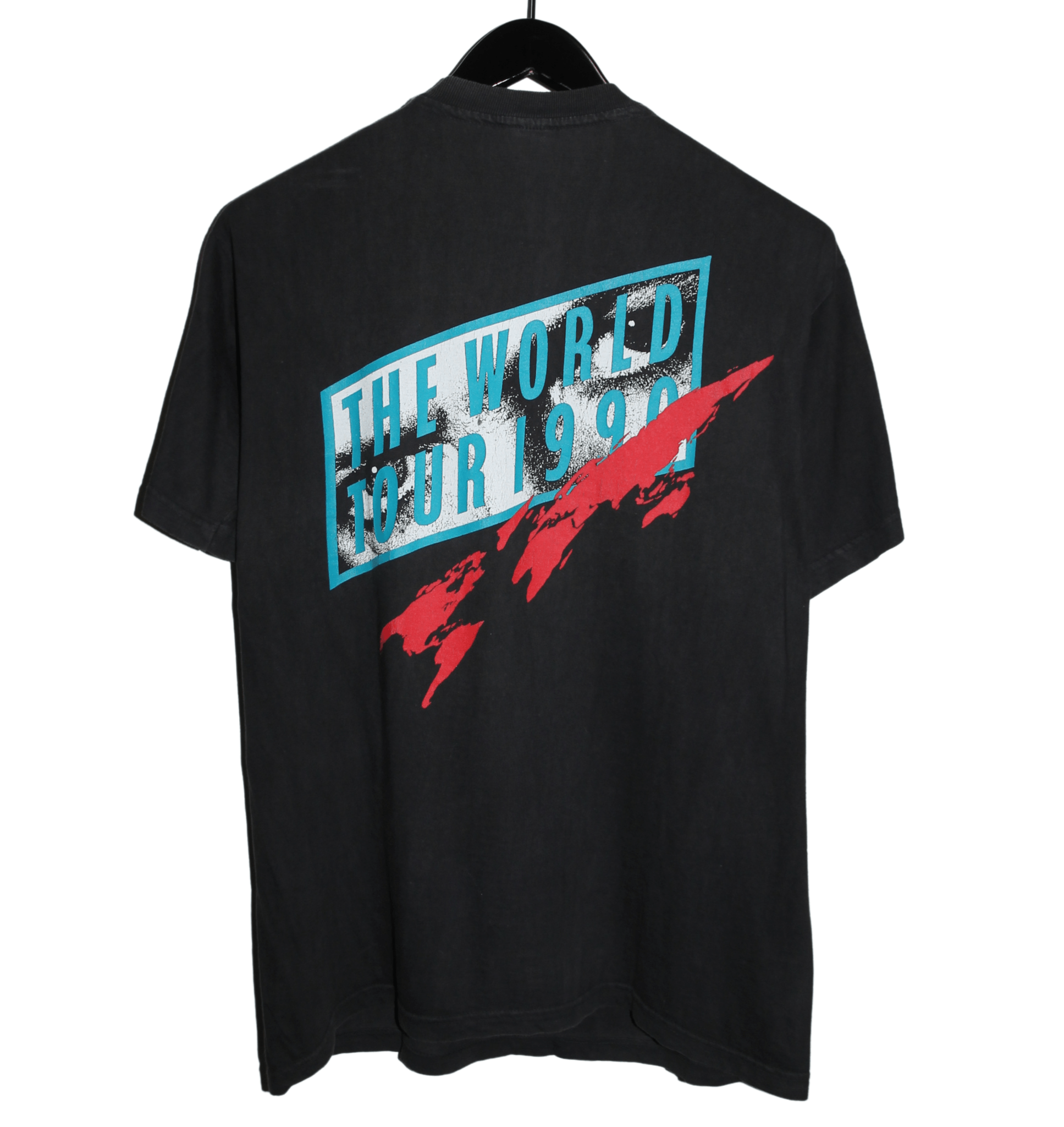 David Bowie 1990 Sound + Vision Tour Shirt - Faded AU