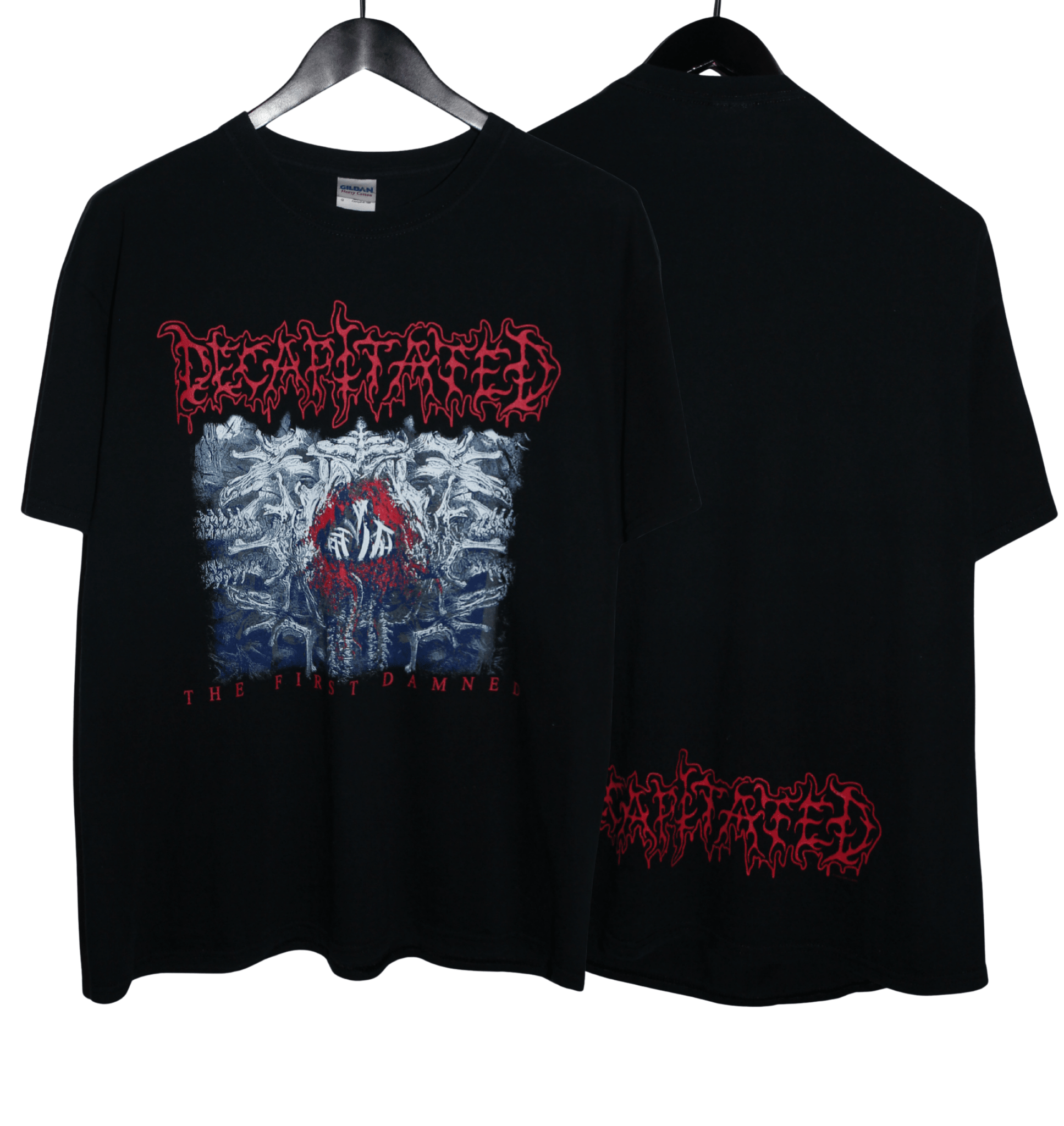 Decapitated 2000's First Damned Shirt - Faded AU