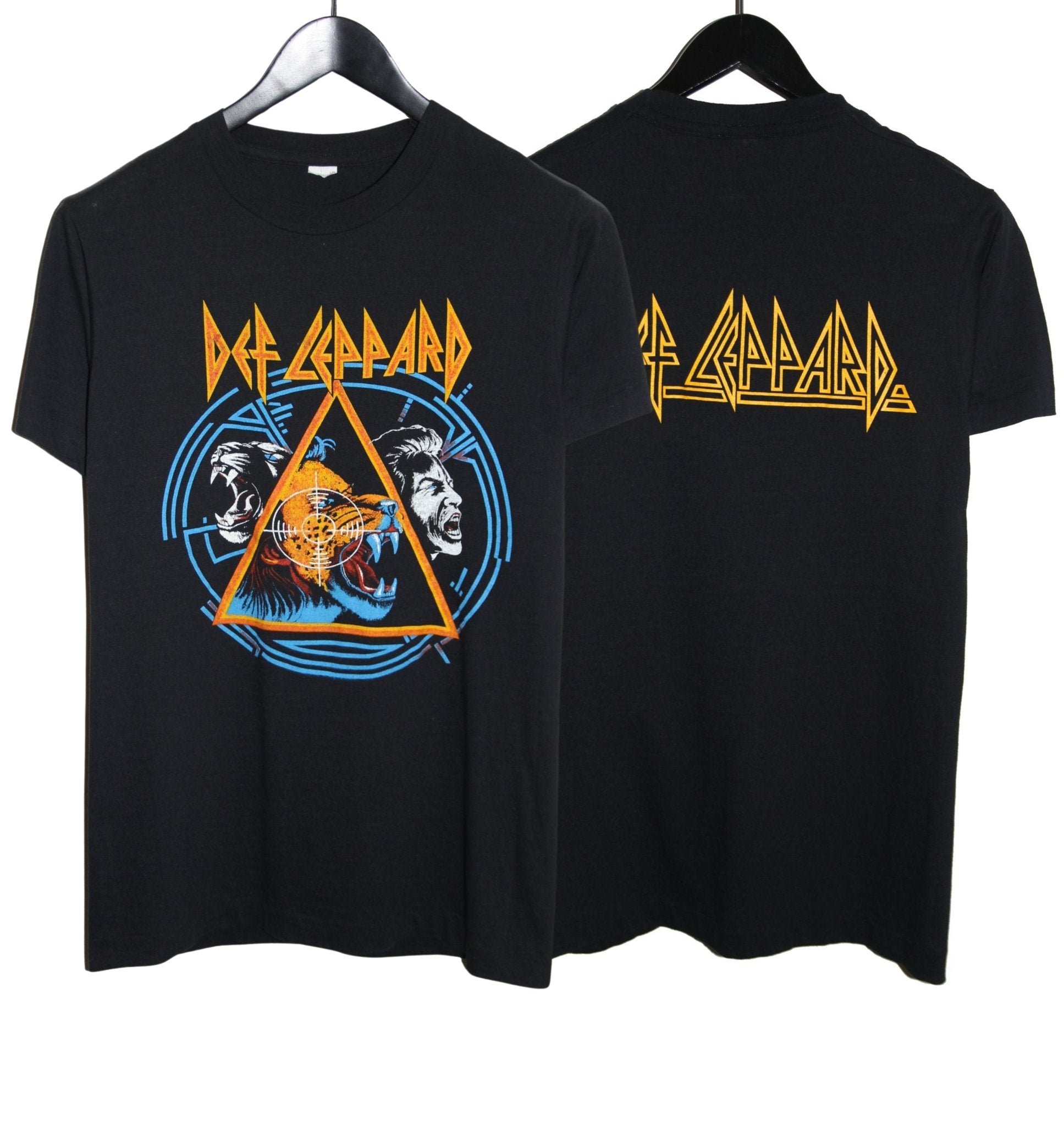 Def Leppard 1980's Tiger Man Shirt - Faded AU