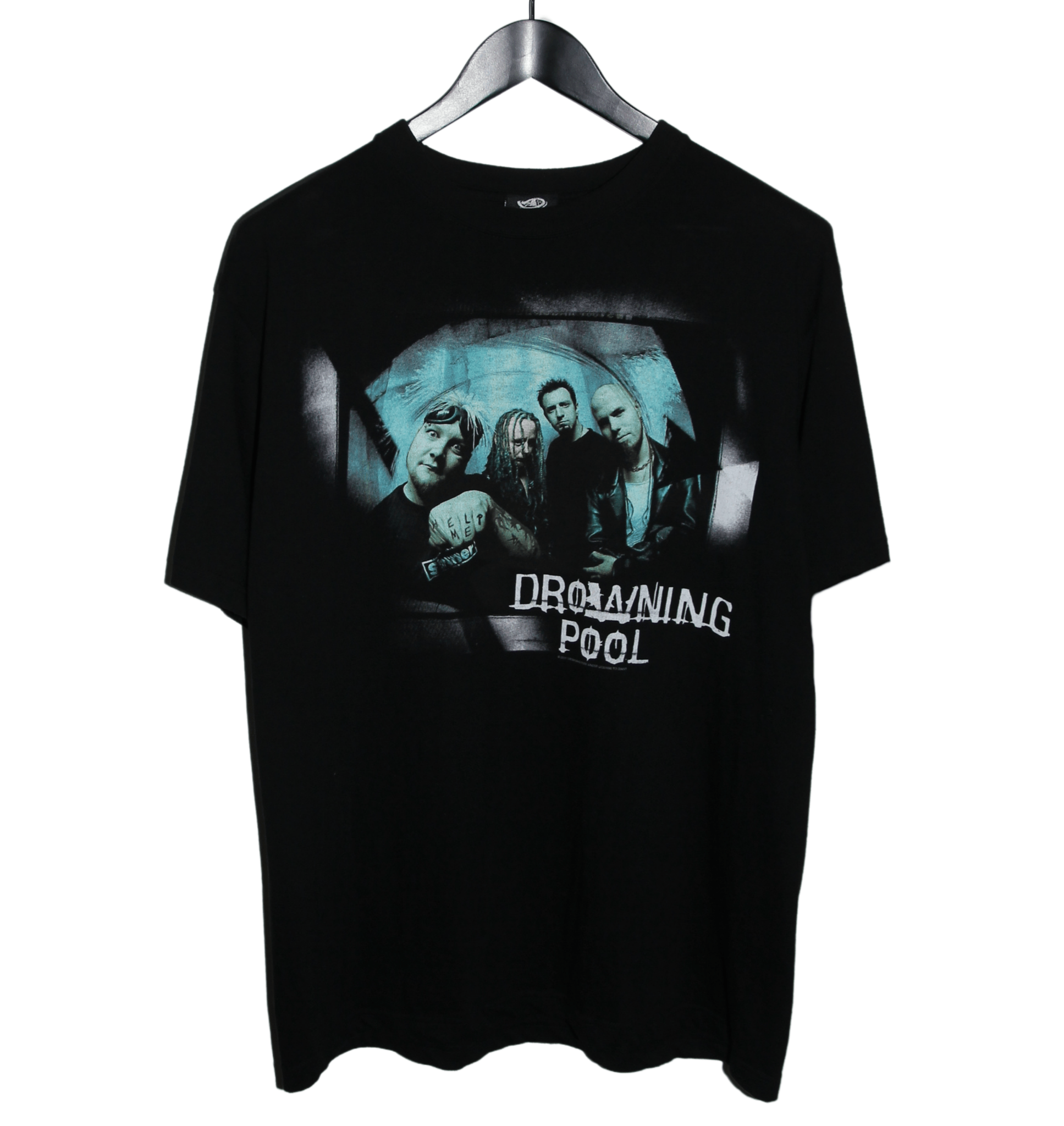 Drowning Pool 2002 Help Me Tour Shirt - Faded AU