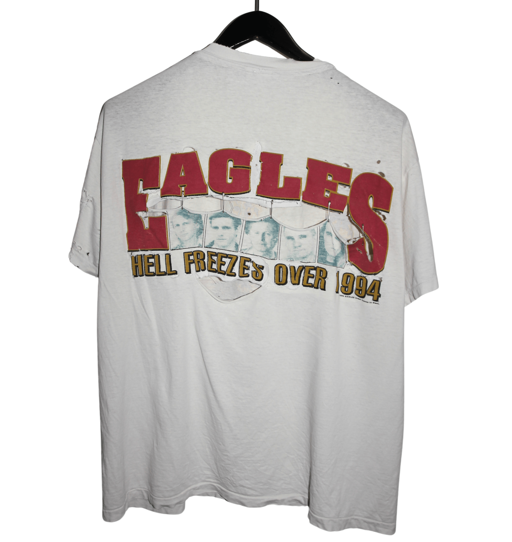 Eagles 1994 Hell Freezes Over Album Shirt - Faded AU