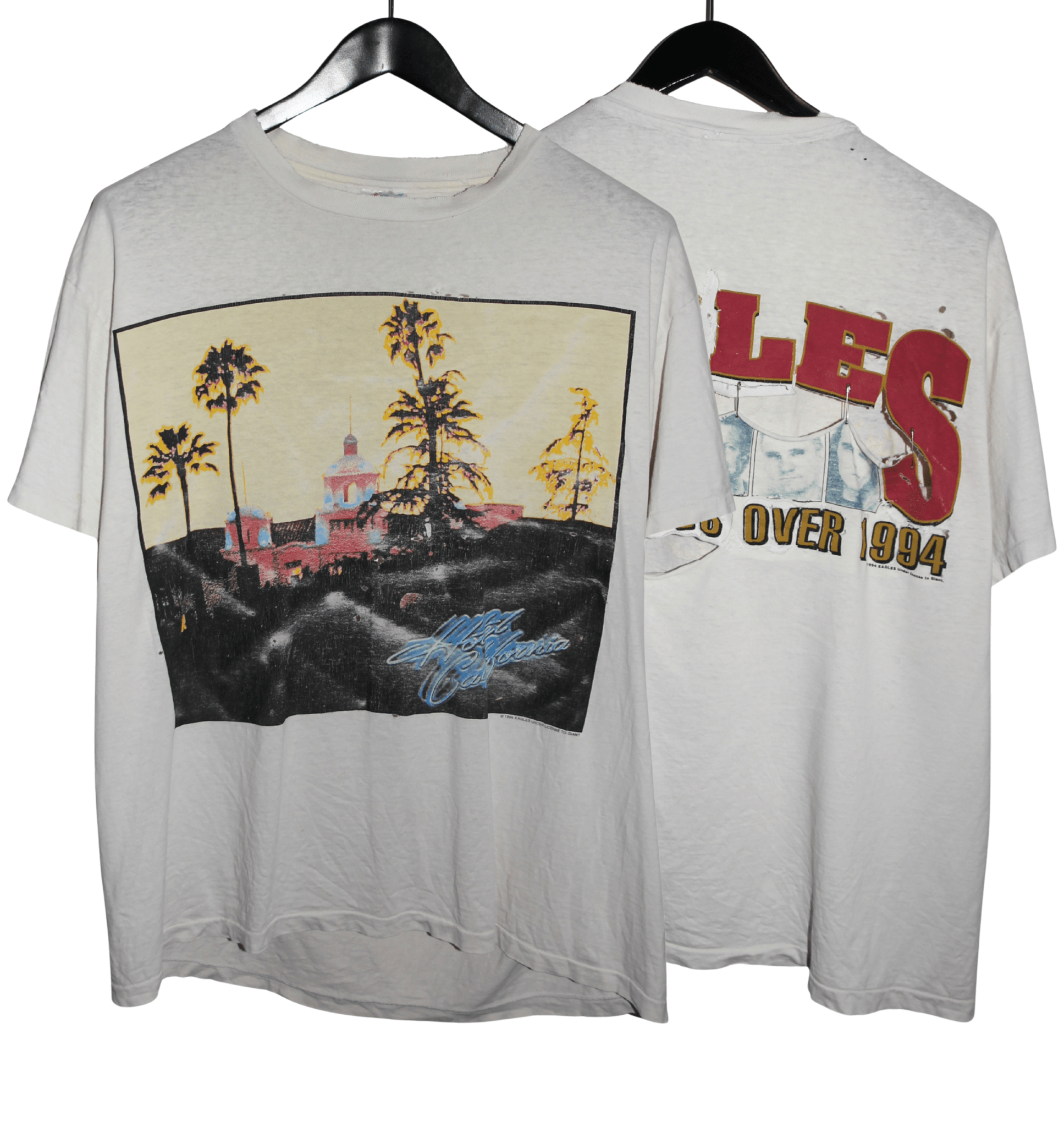 Eagles 1994 Hell Freezes Over Album Shirt - Faded AU