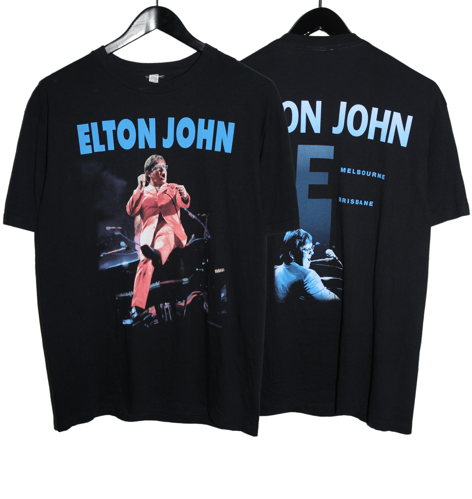 Elton John 1997 The Big Picture Tour Shirt - Faded AU