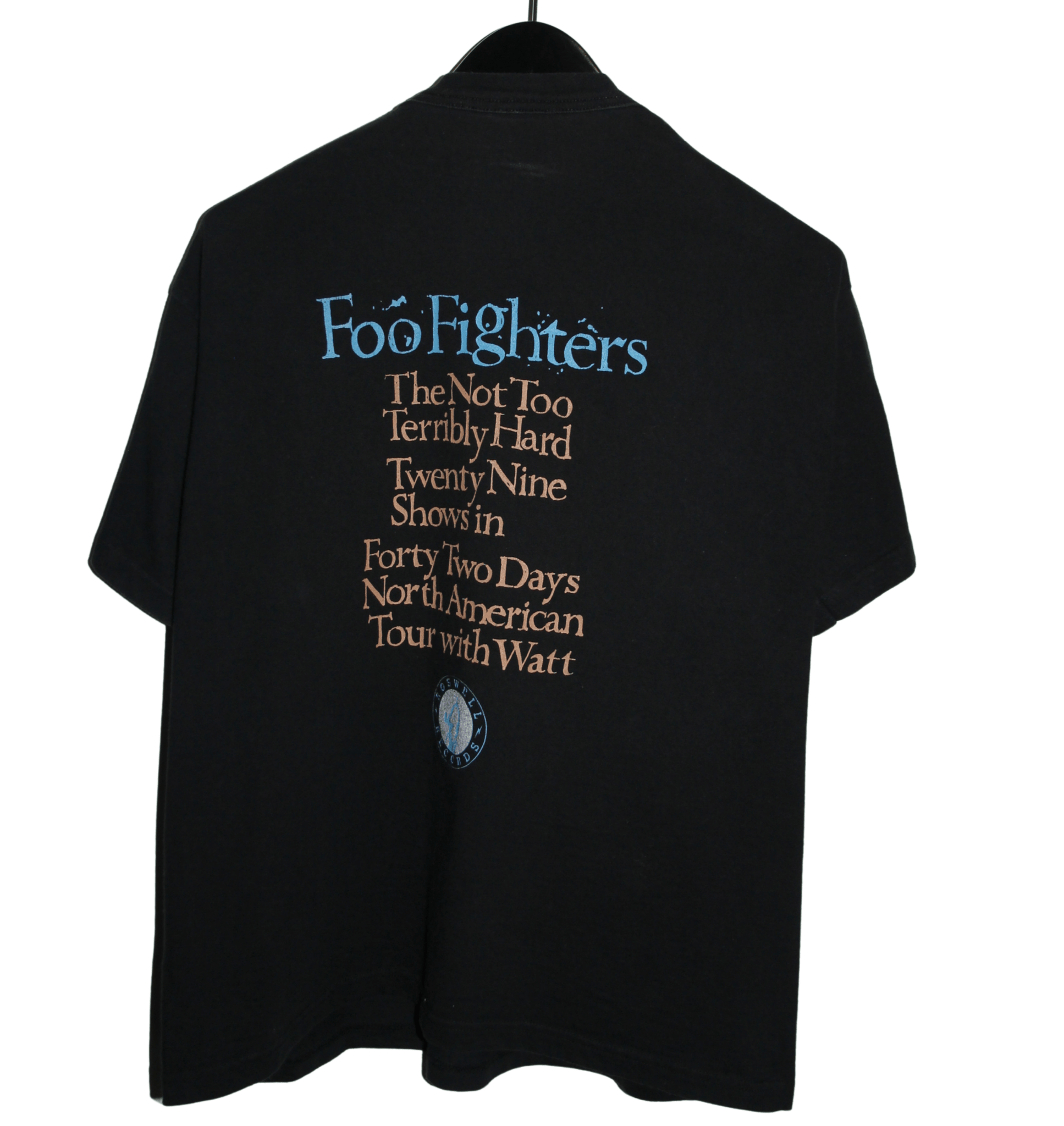Foo Fighters 1995 North American Tour Shirt - Faded AU