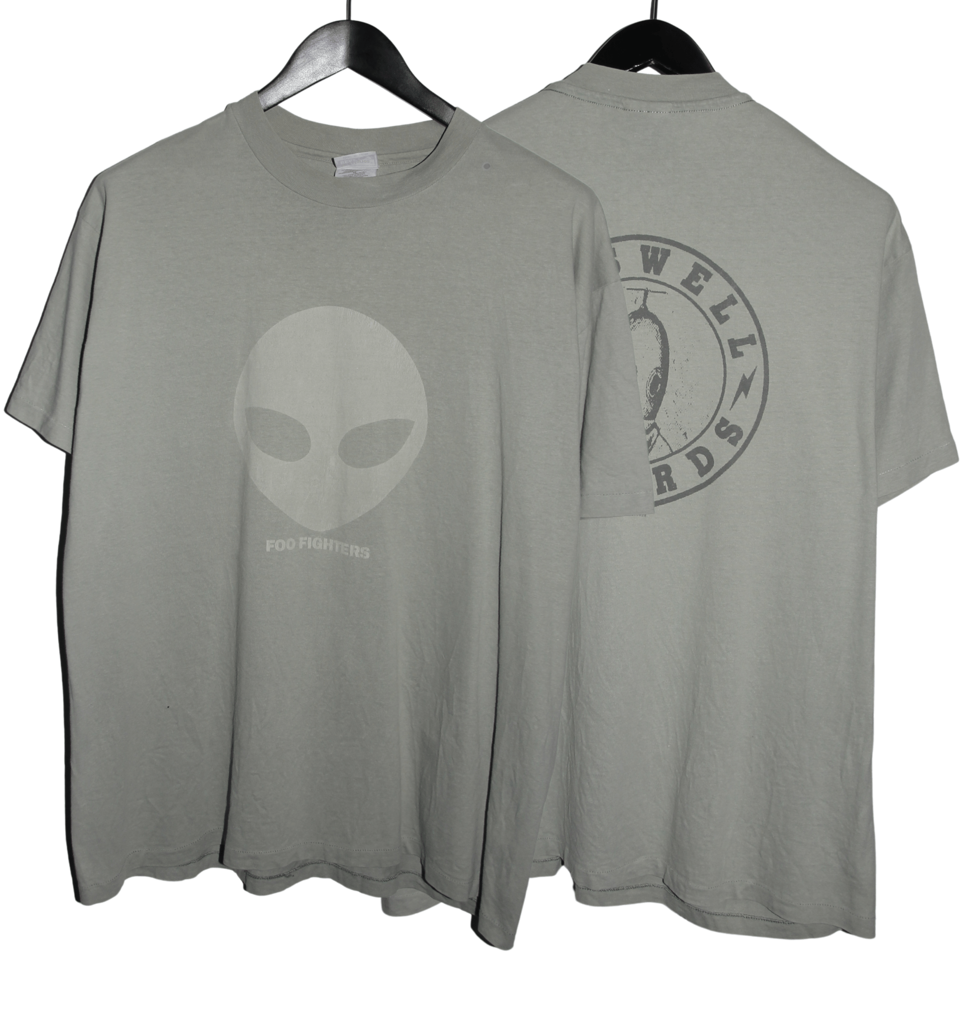 Foo Fighters 1995 Roswell Records Shirt - Faded AU