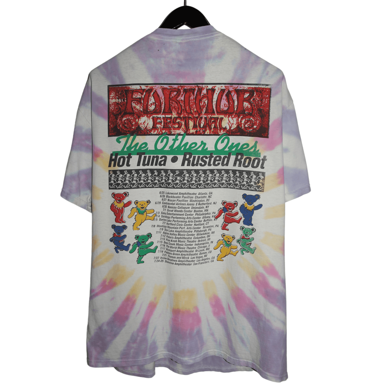 Further Festival 1998 Summer Tour Tie Dye Shirt - Faded AU