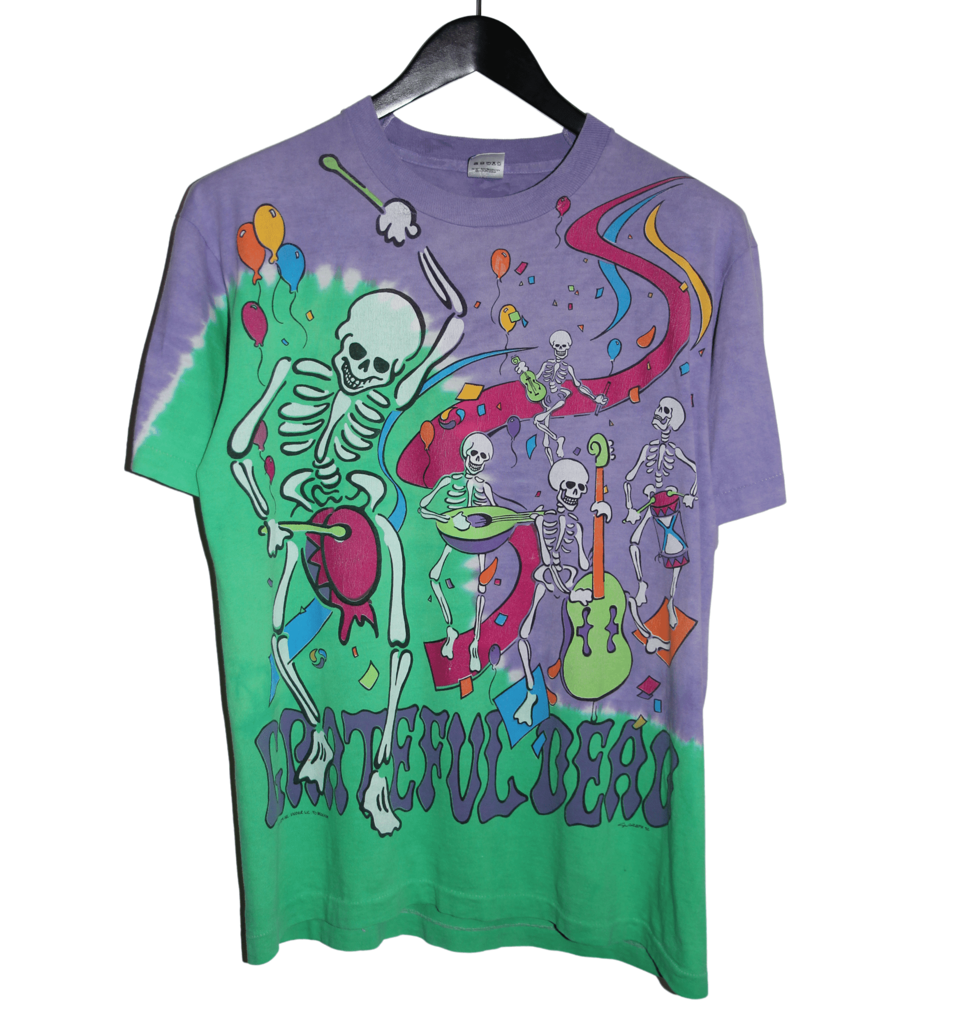 Grateful Dead 1991/92 New Year's Eve Tie Dye Shirt - Faded AU