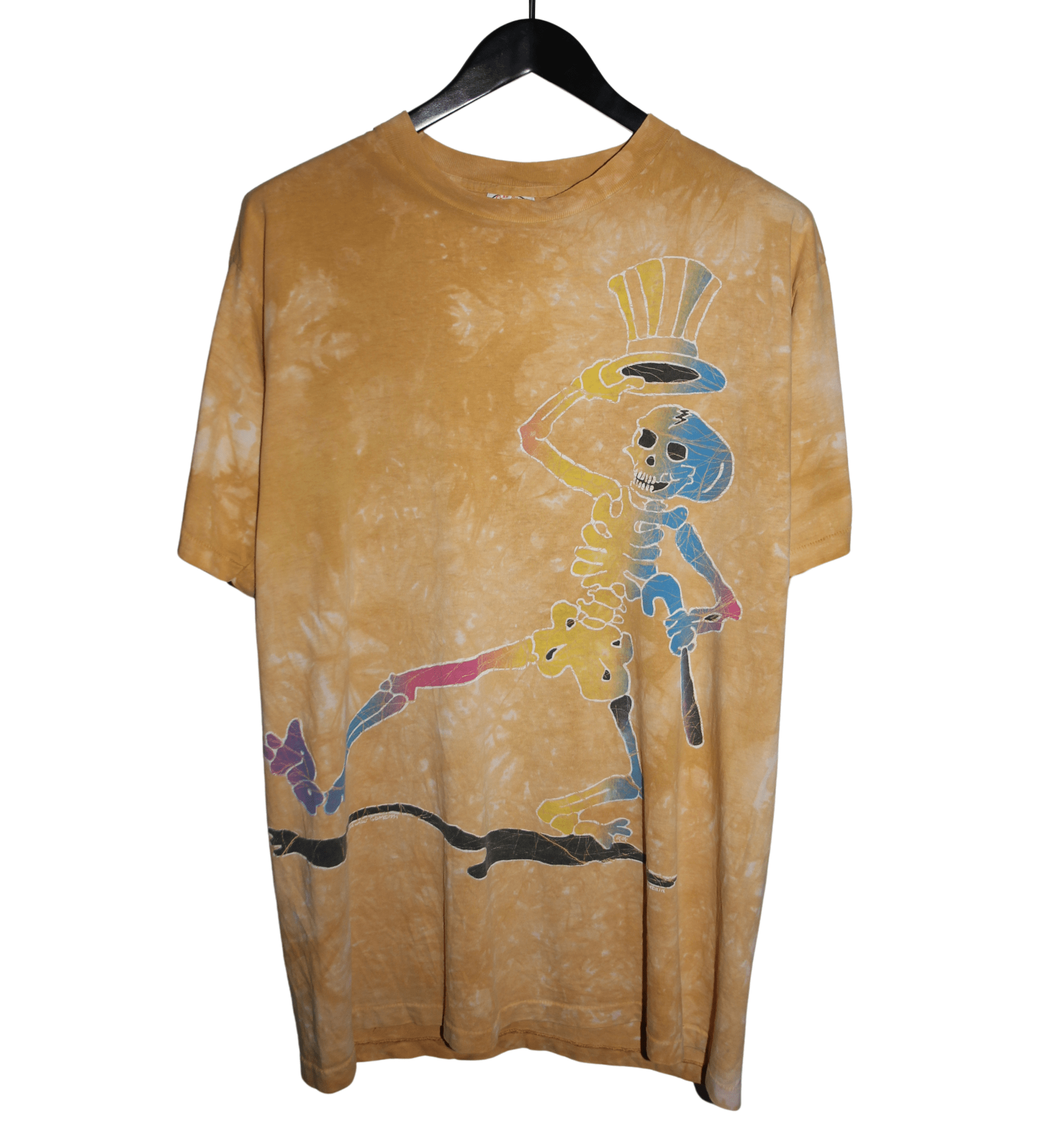Grateful Dead 1994 Shake Your Bones Tie Dye Shirt - Faded AU