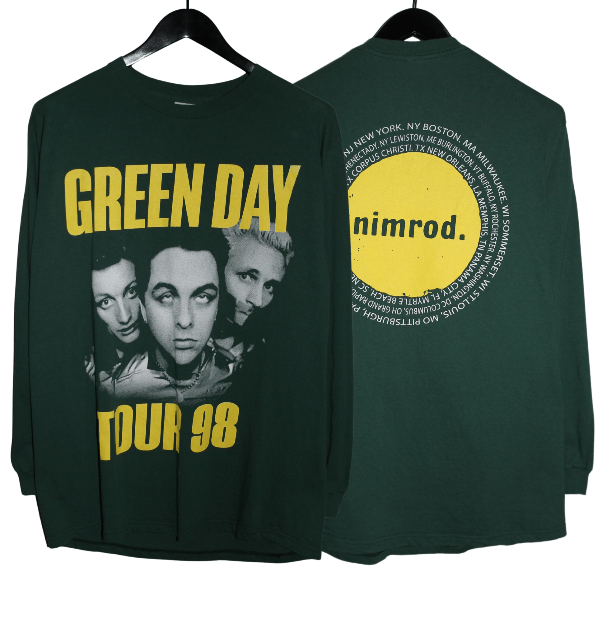 Green Day 1998 Nimrod Tour Long Sleeve