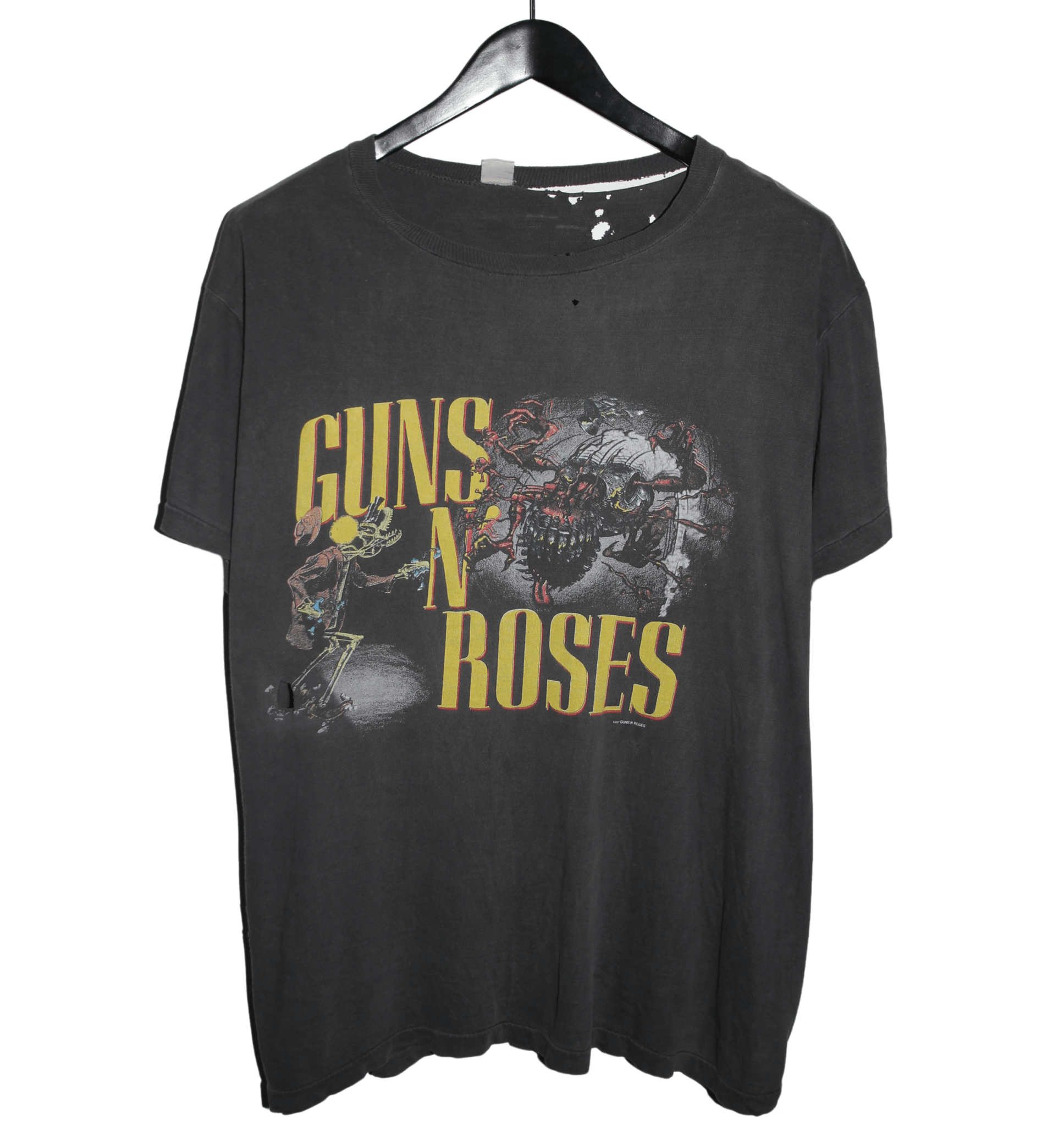 Guns N Roses 1987 Was Here Tour Shirt - Faded AU