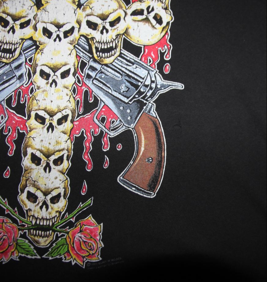 Guns N Roses 1991/92 Use Your Illusion Tour Shirt - Faded AU