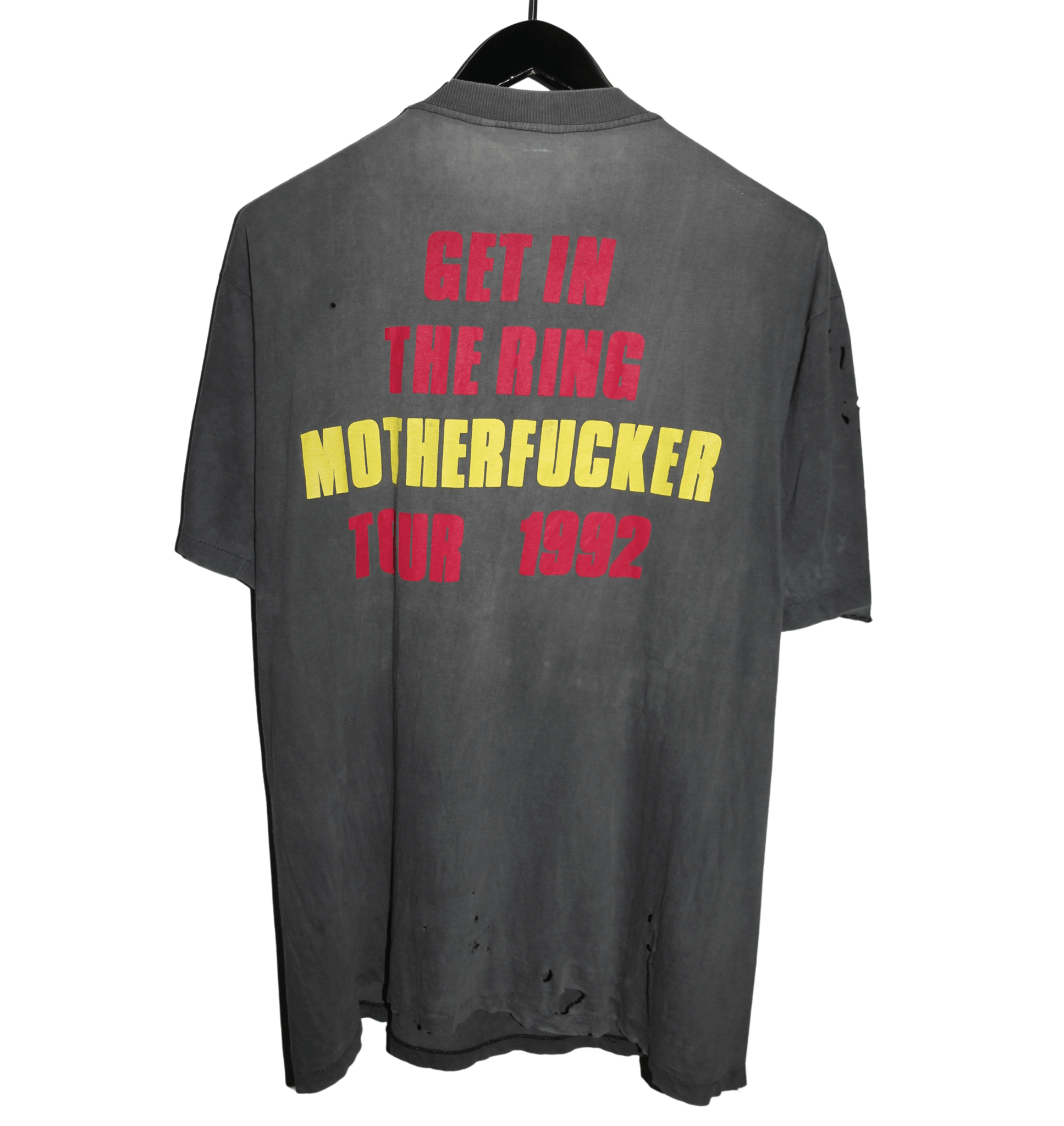 Guns N Roses 1992 Get In The Ring Tour Shirt - Faded AU