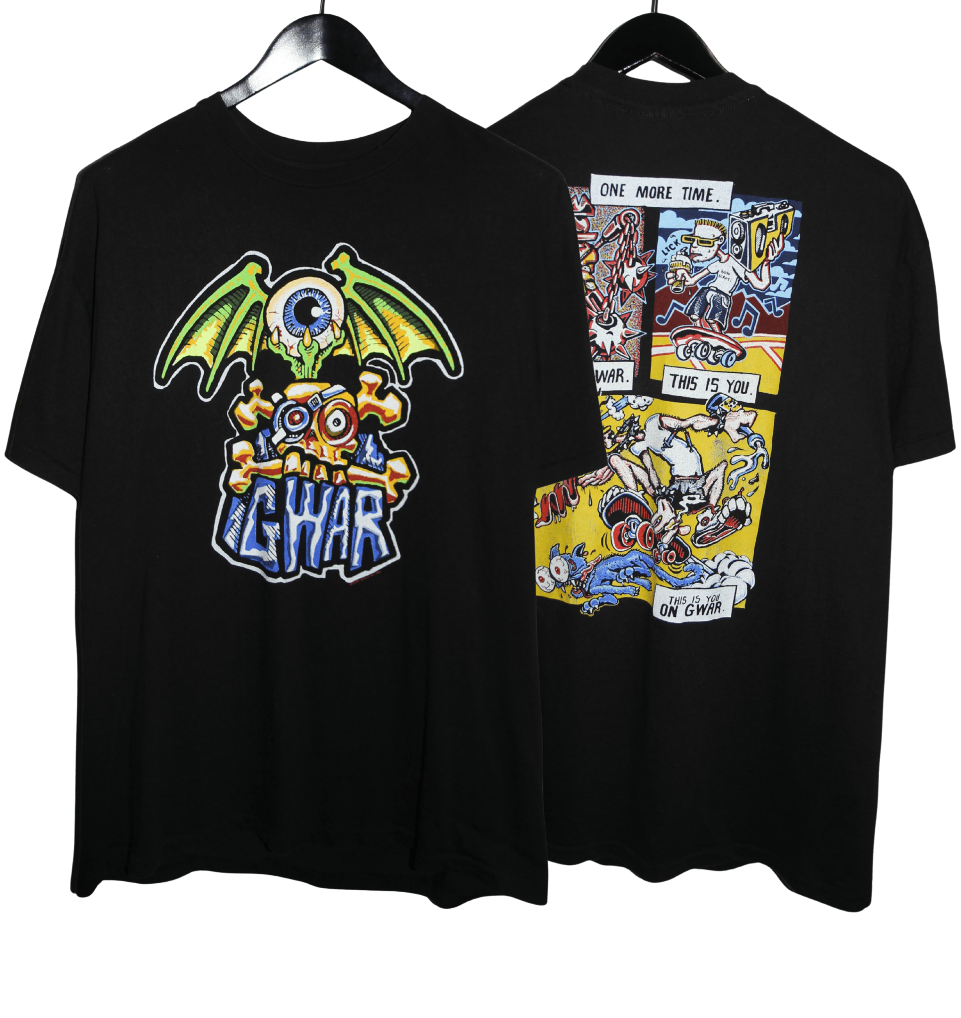 GWAR 1990 One More Time Shirt - Faded AU