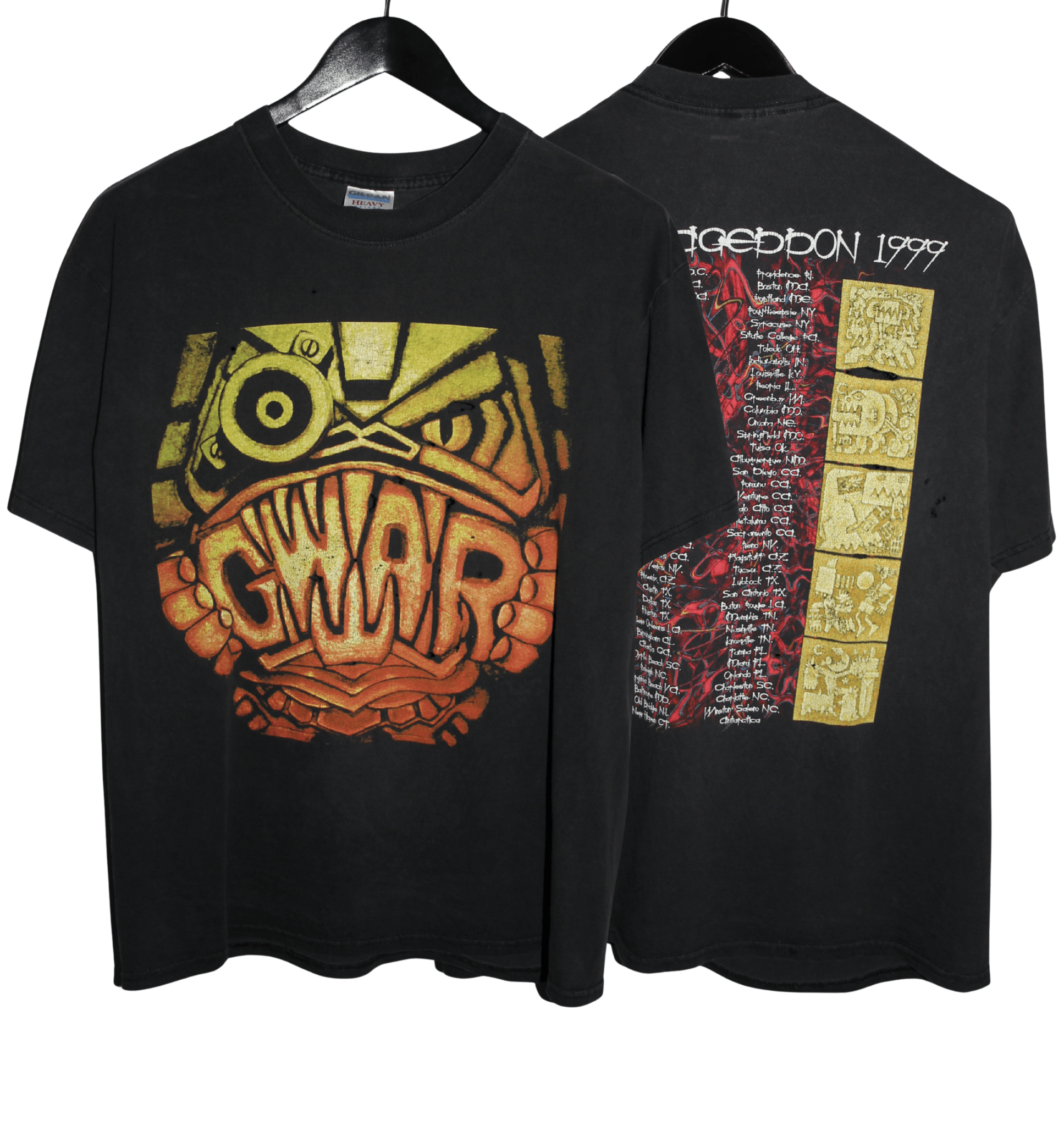 GWAR 1999 Gwarmageddon Tour Shirt - Faded AU