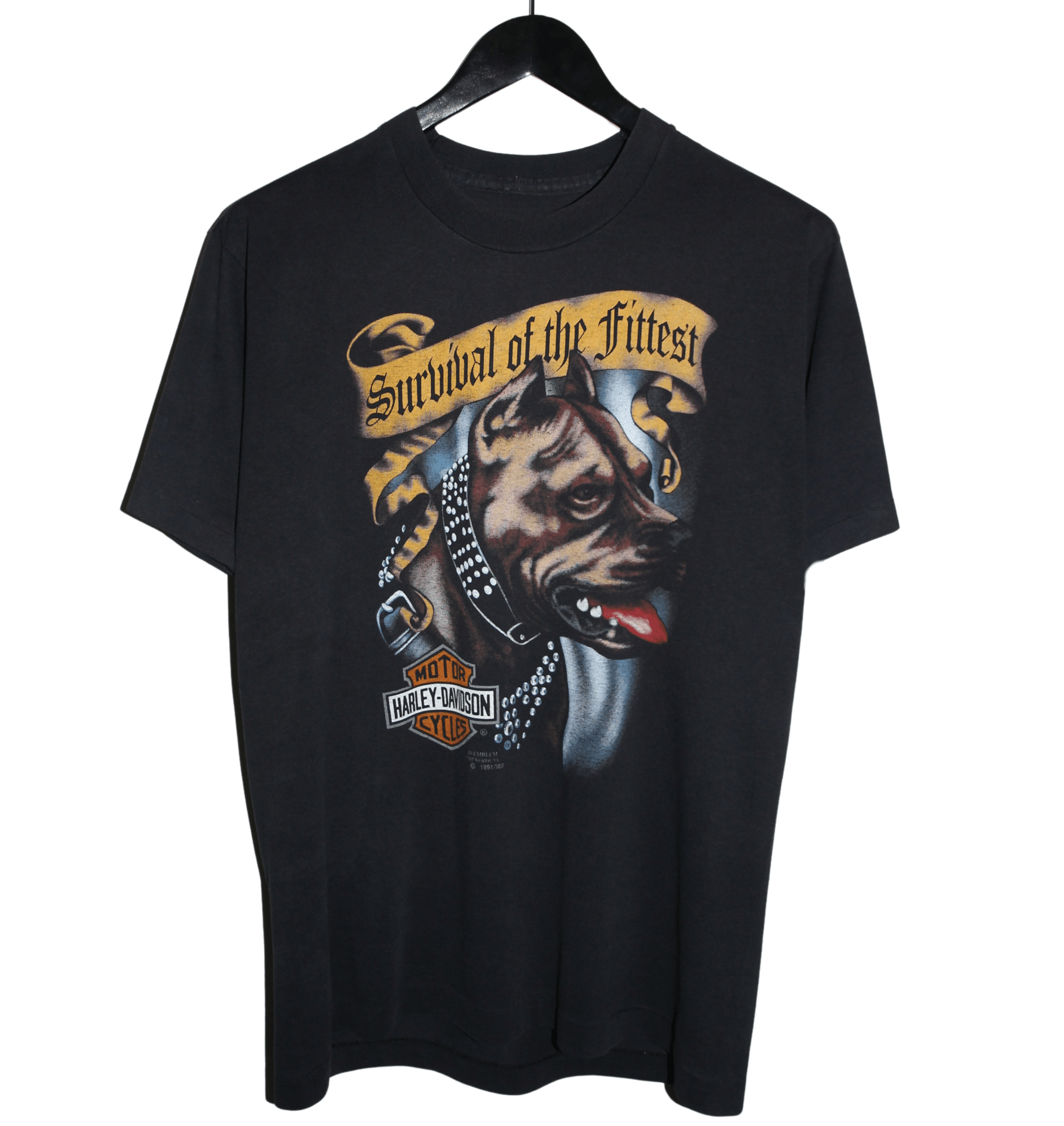 Harley Davidson 1991 3D Emblem Shirt - Faded AU